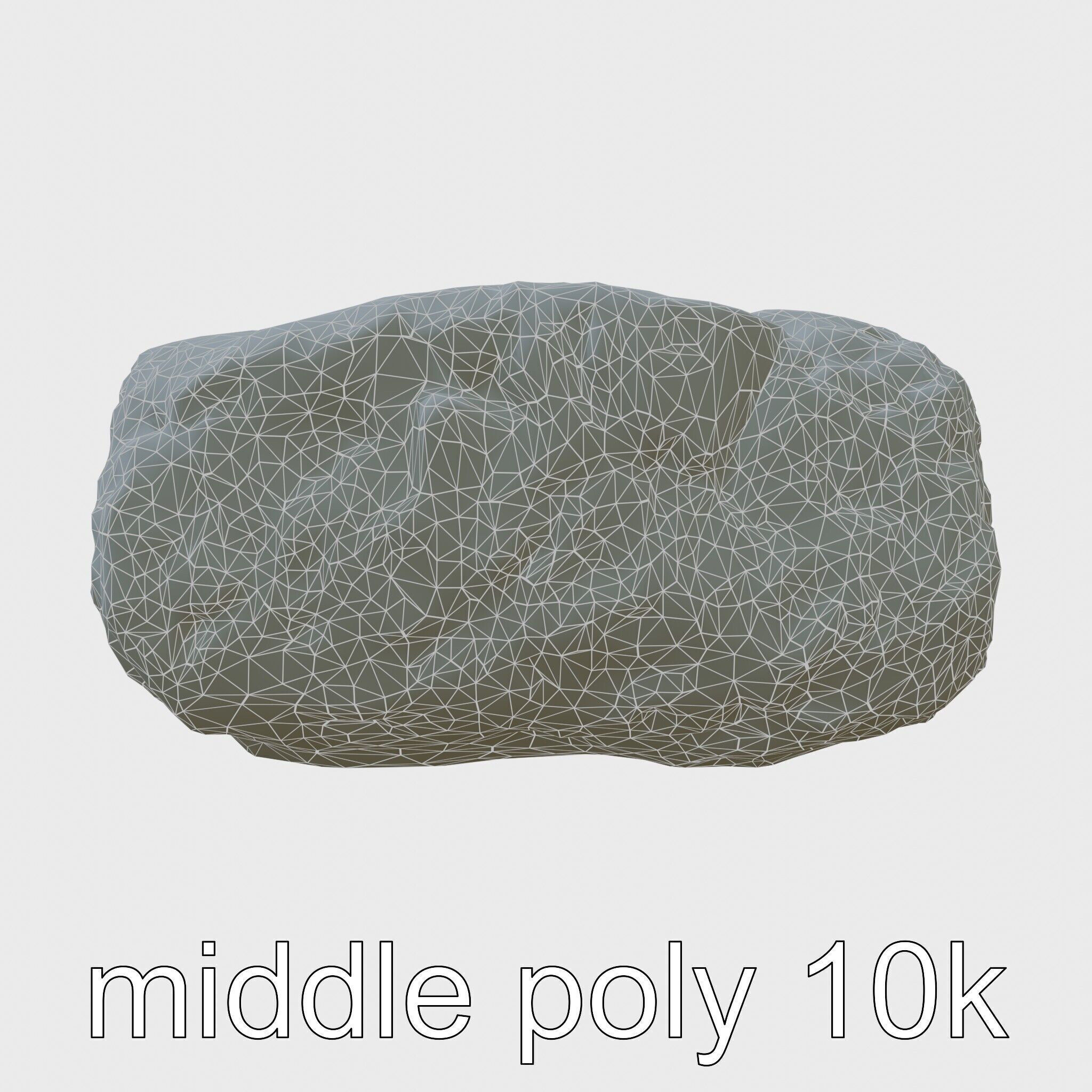 Moss-Covered Stone Forest Environment model pack Low-poly 3D model_9