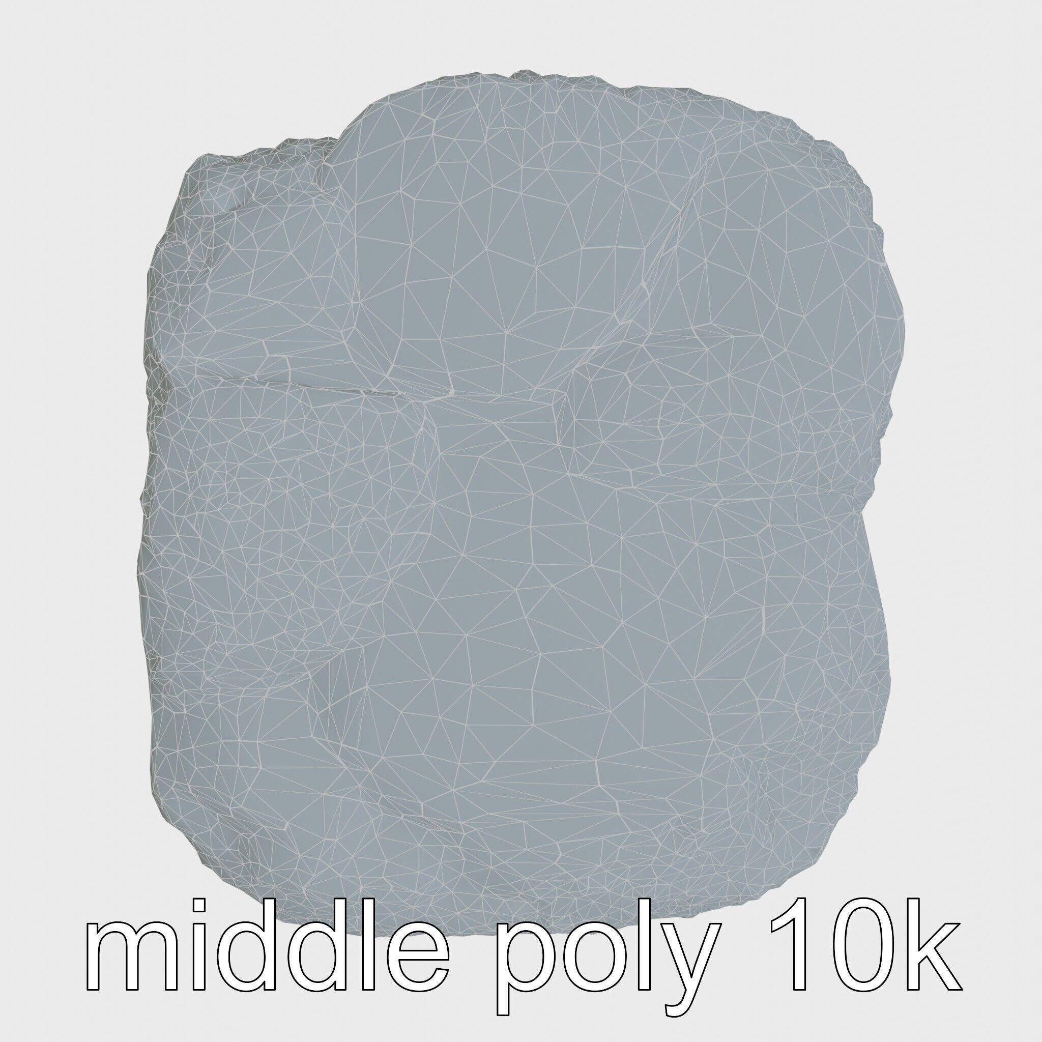 Moss-Covered Stone Forest Environment model pack Low-poly 3D model_19