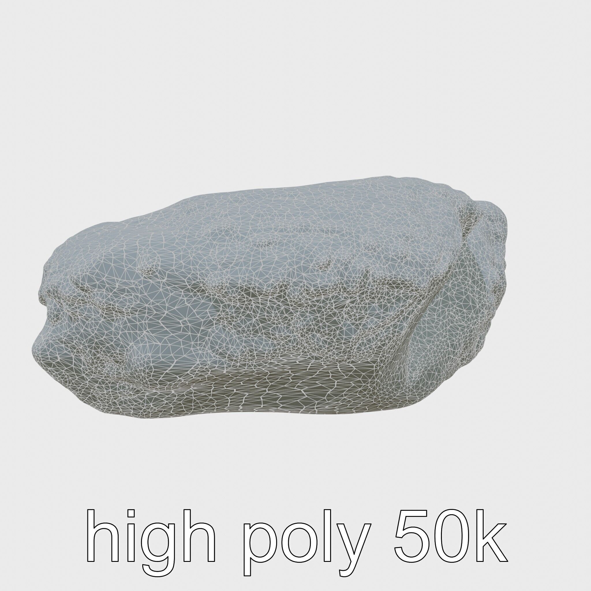 Moss-Covered Stone Forest Environment model pack Low-poly 3D model_22