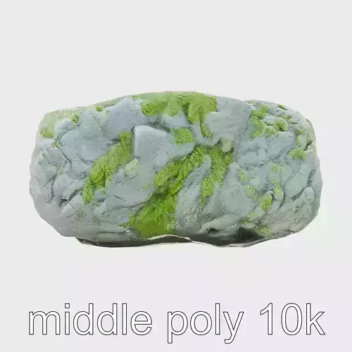 Moss-Covered Stone Forest Environment model pack