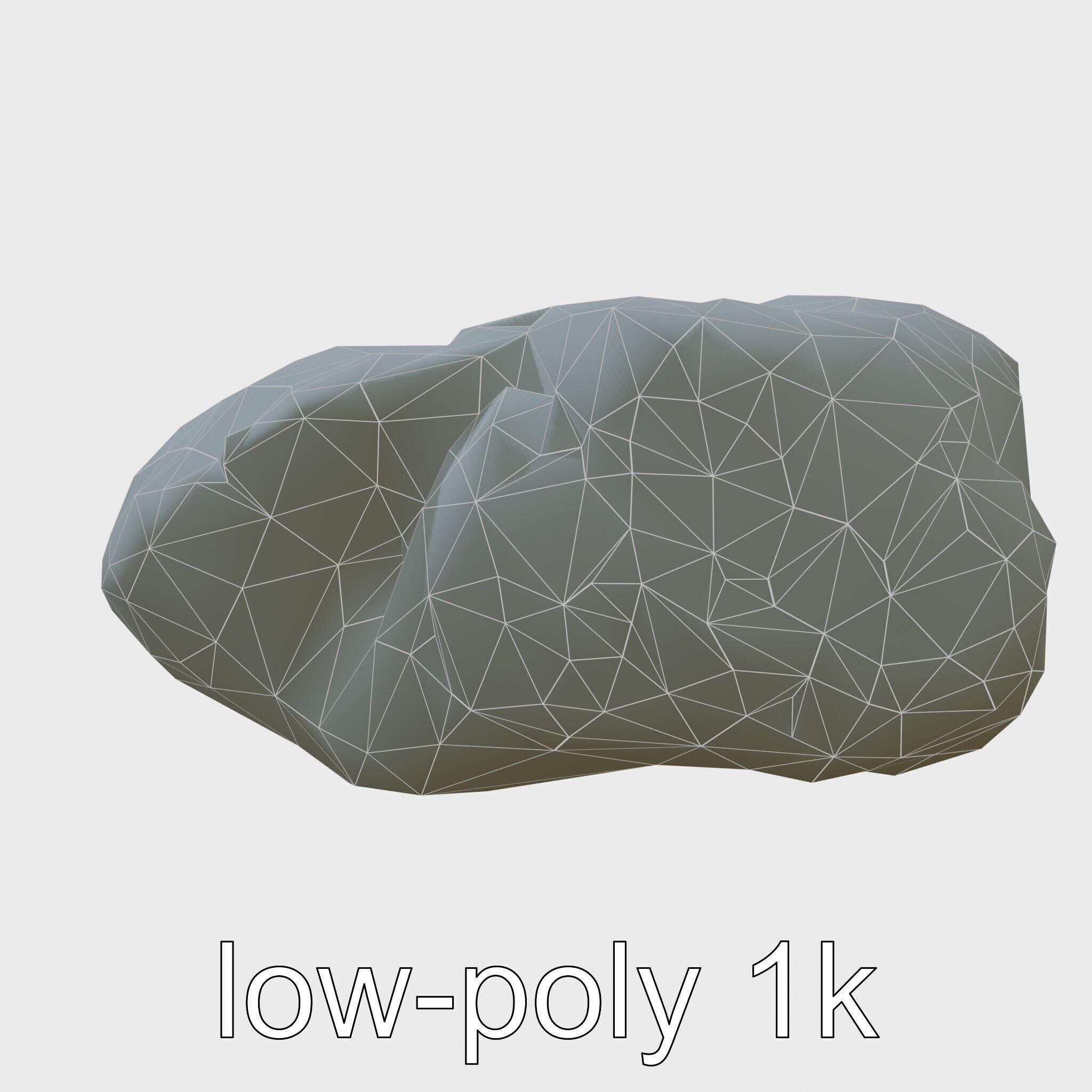 Moss-Covered Stone Forest Environment model pack Low-poly 3D model_26