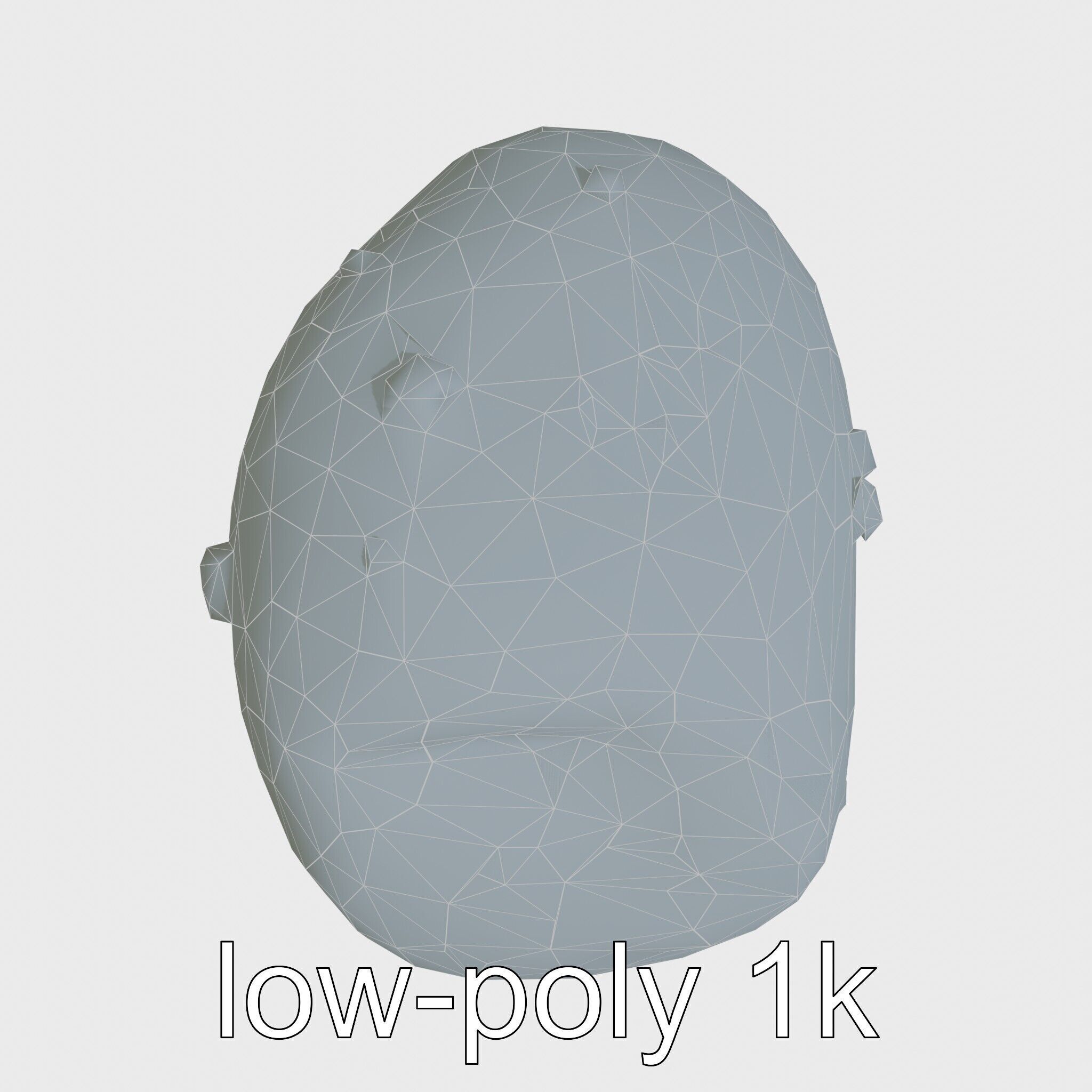 Mossy Pebble with Dewdrops model pack Low-poly 3D model_10