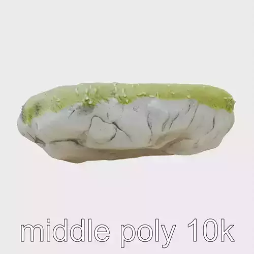 Mossy Stone Terrain Element model pack