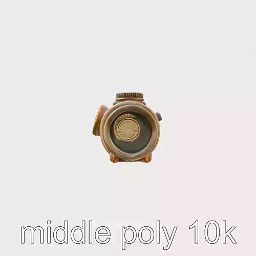 Steampunk Nautical Telescope Vintage model pack