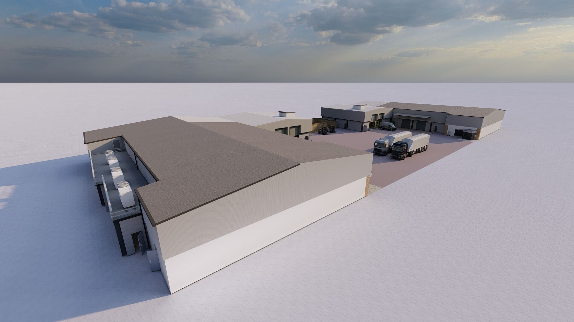 Warehouse-Warehouse Building 3D model_3