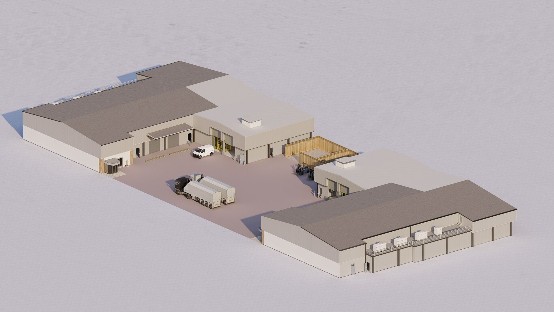 Warehouse-Warehouse Building 3D model_2