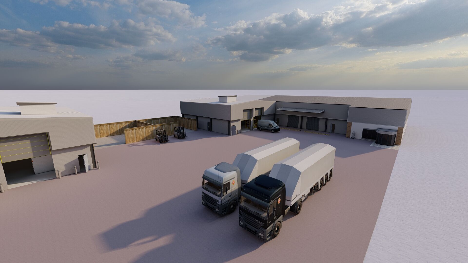 Warehouse-Warehouse Building 3D model_8