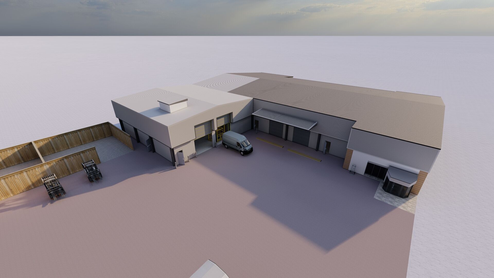 Warehouse-Warehouse Building 3D model_17