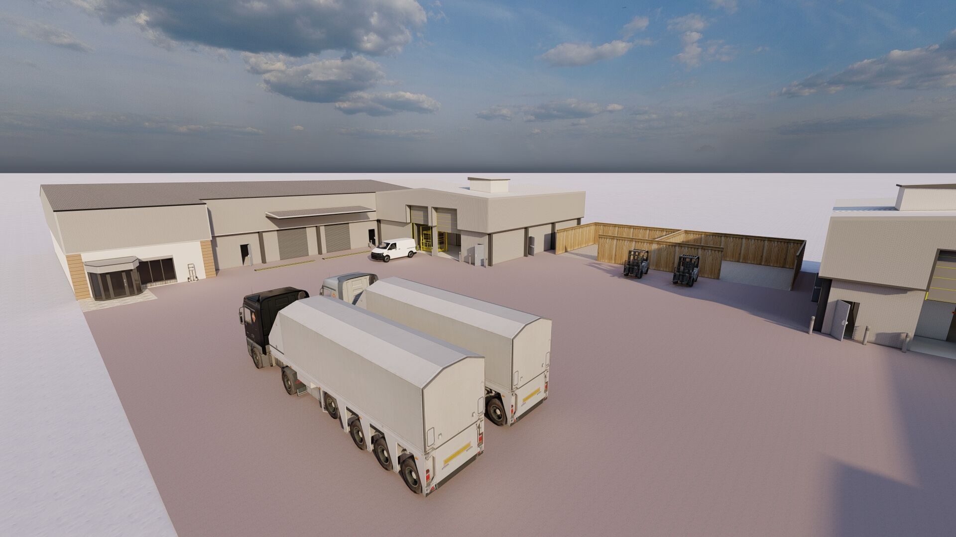 Warehouse-Warehouse Building 3D model_1