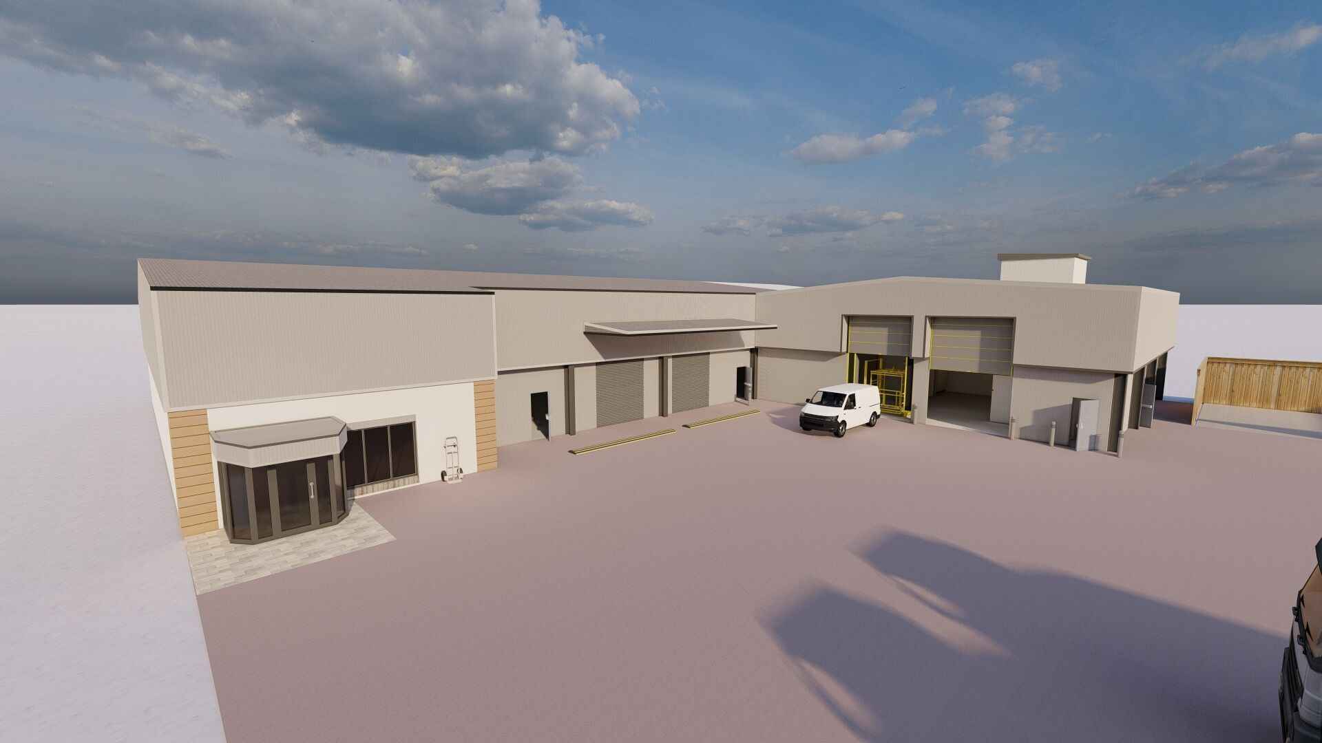 Warehouse-Warehouse Building 3D model_14
