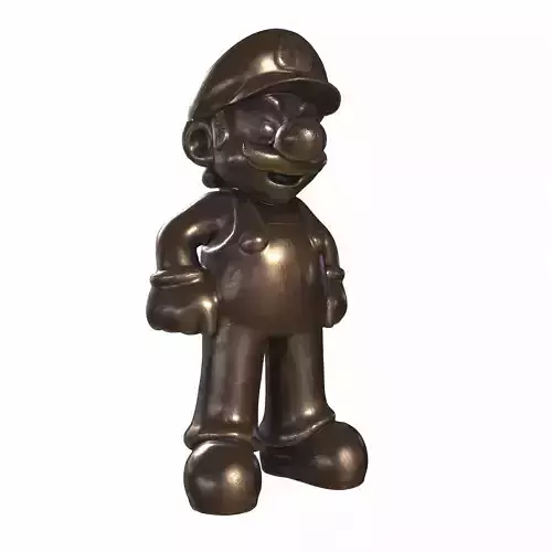 mario statues 3D model