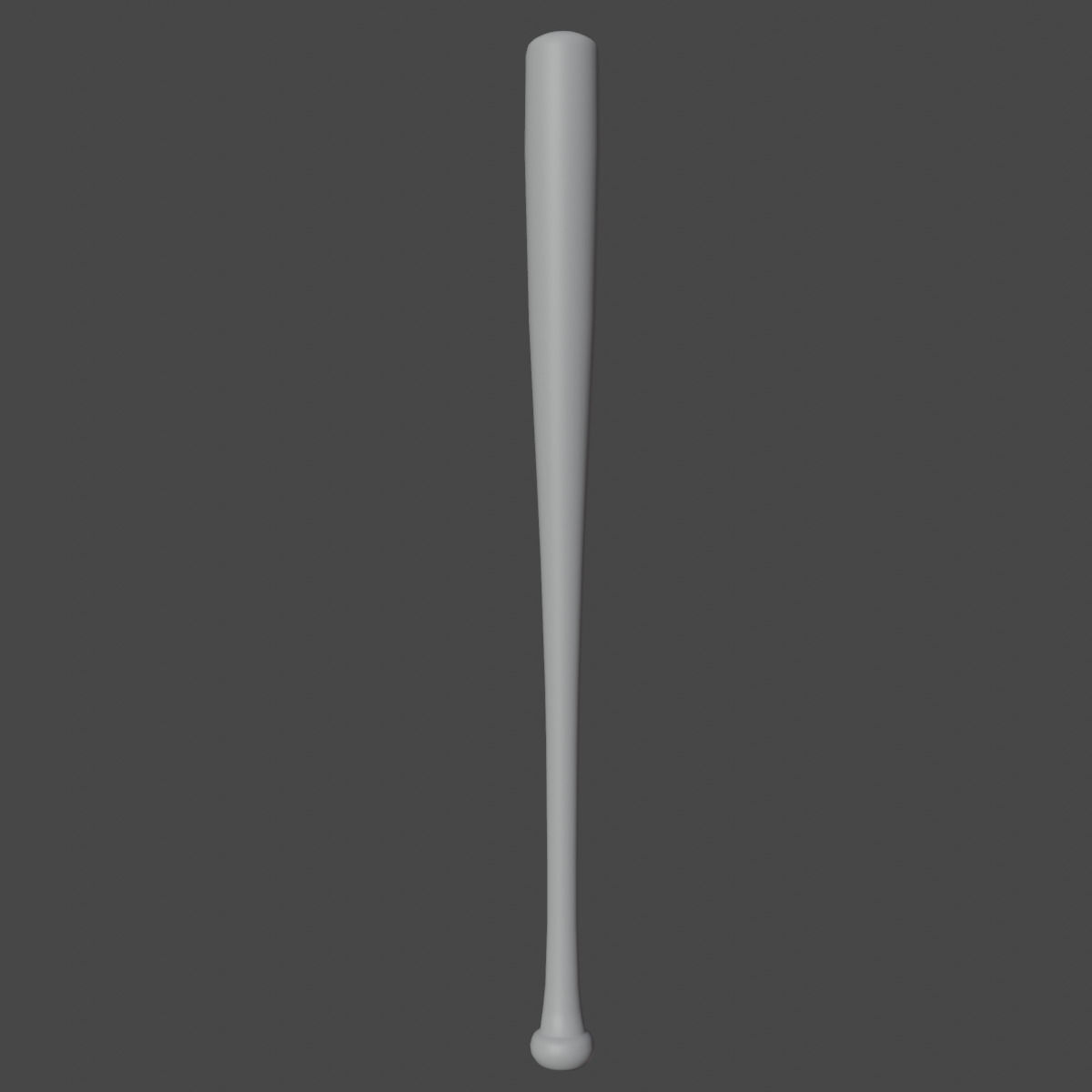 Baseball Bat 01 Low-poly 3D model_6