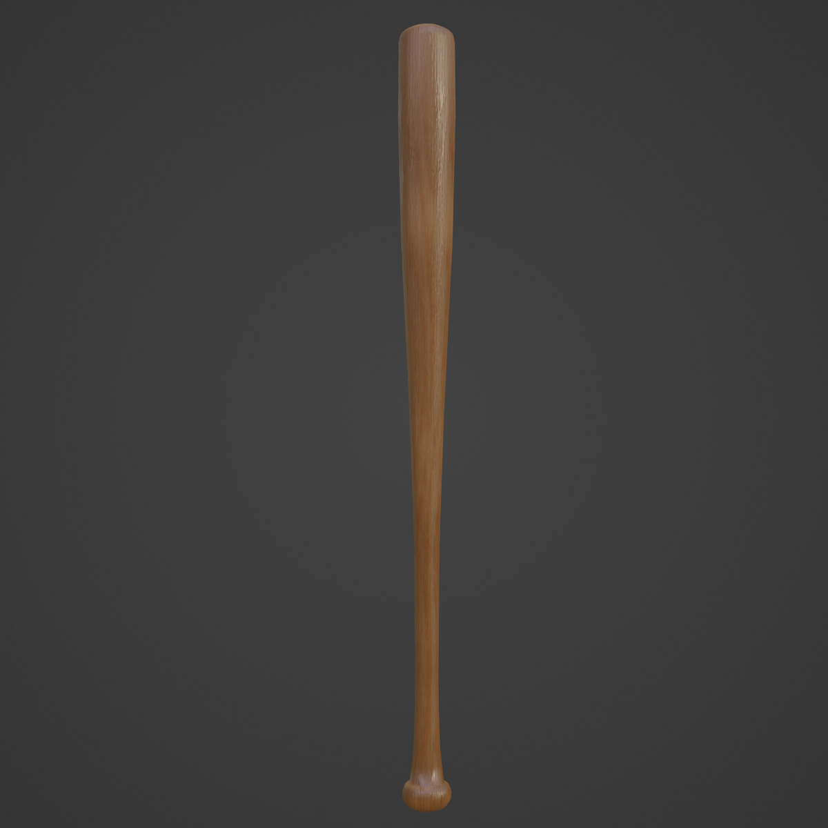 Baseball Bat 01 Low-poly 3D model_4