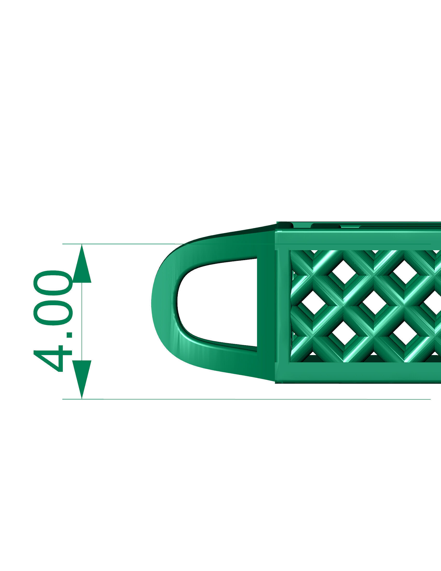 5 MM Top Ready to Print 3D Chain for ALL Jewelry metals  3D print model_2