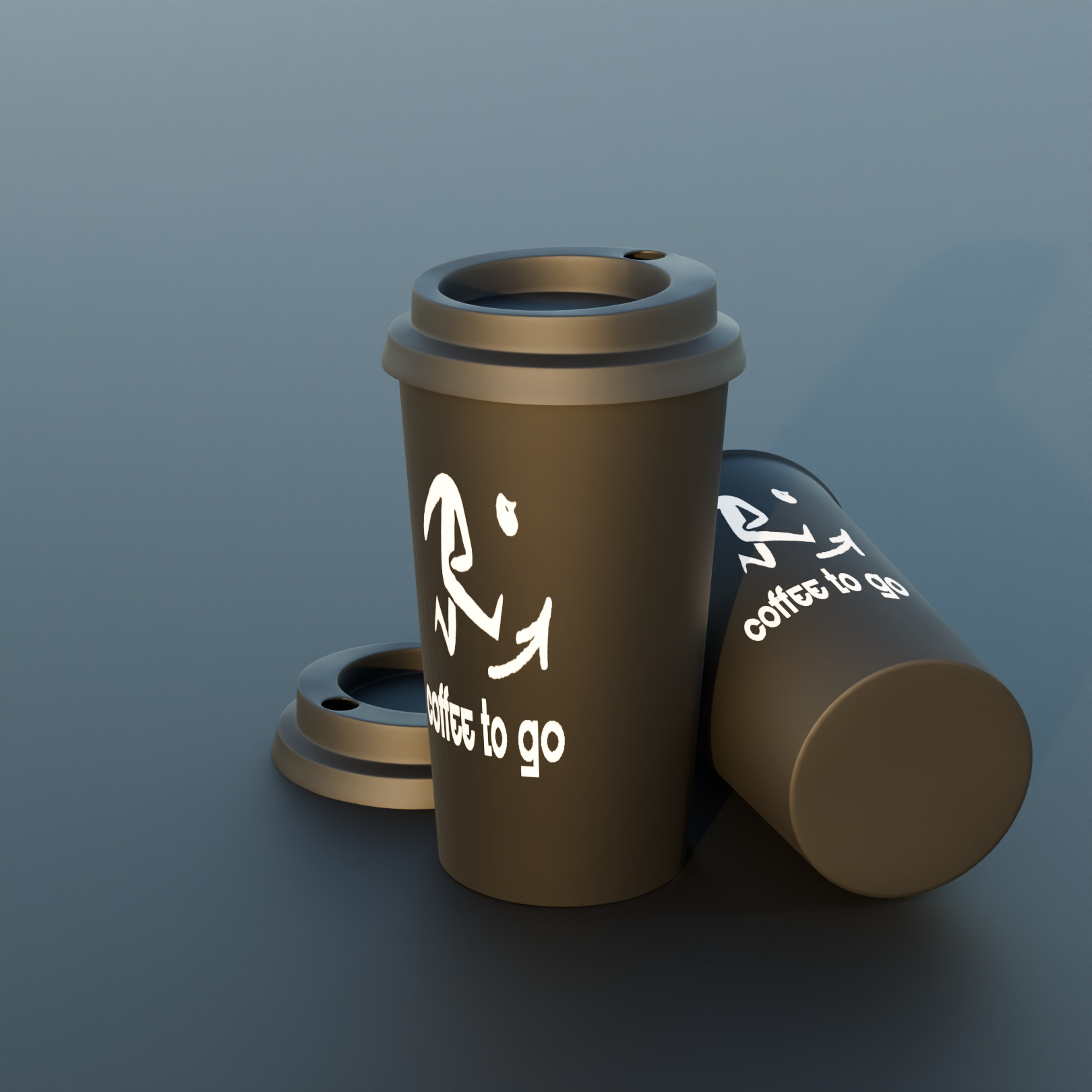 Coffee cup Coffee to go Free 3D model_2