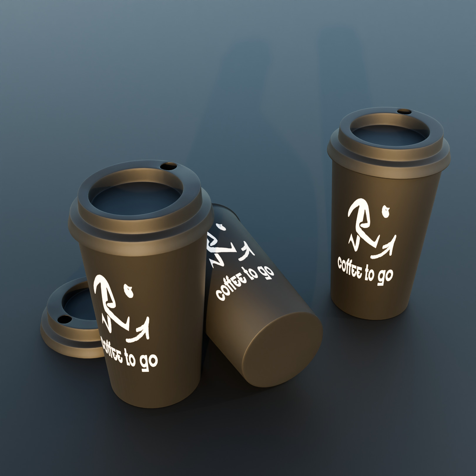 Coffee cup Coffee to go Free 3D model_3