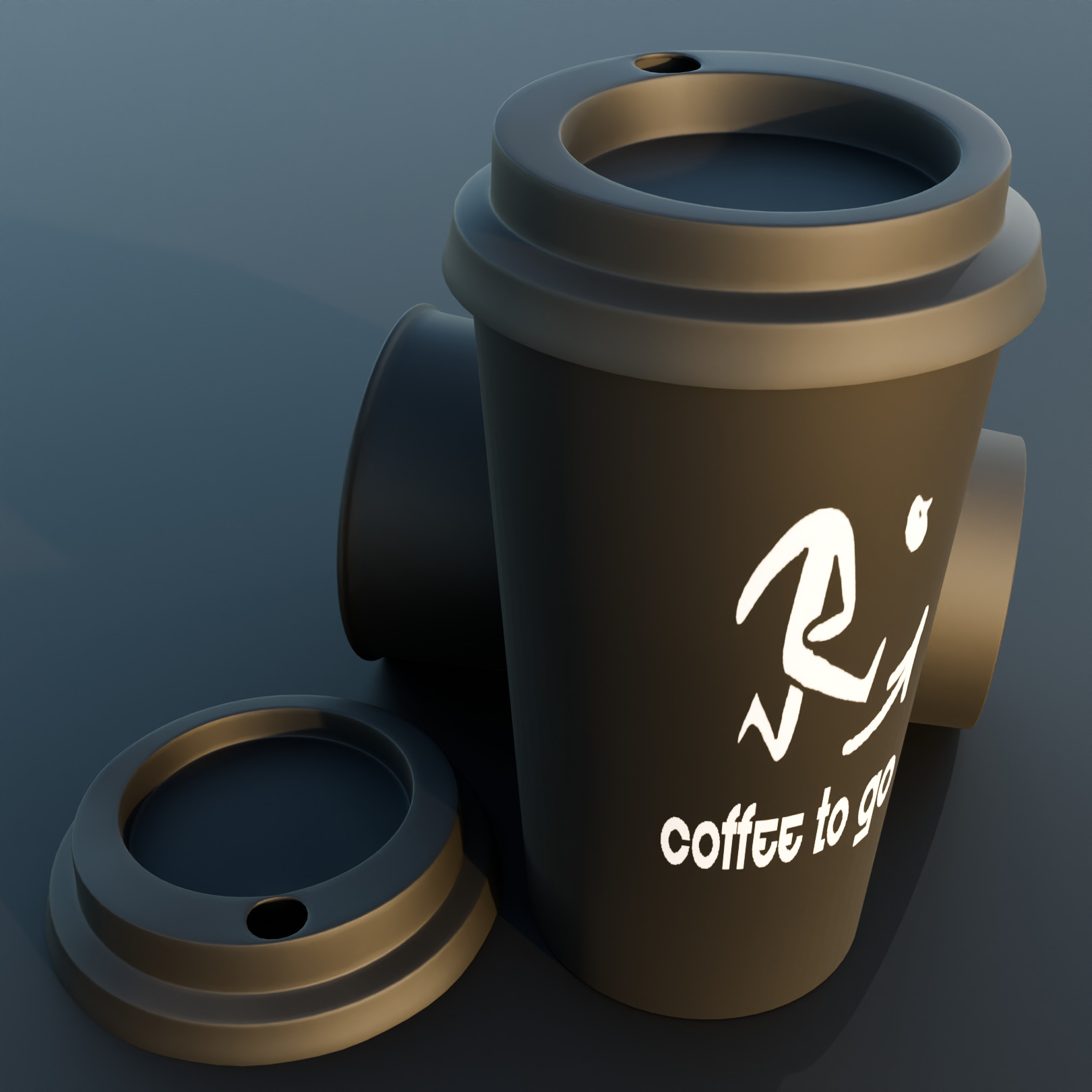 Coffee cup Coffee to go Free 3D model_5