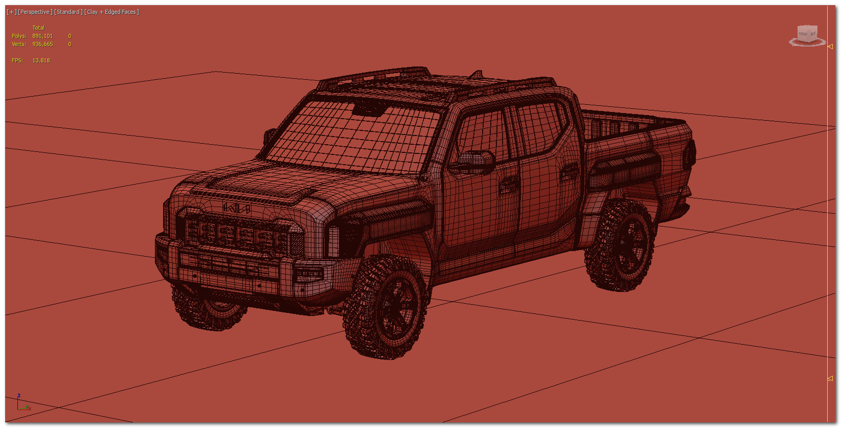 Kia Tasman Double Cab X-Pro 2025 3D model_5