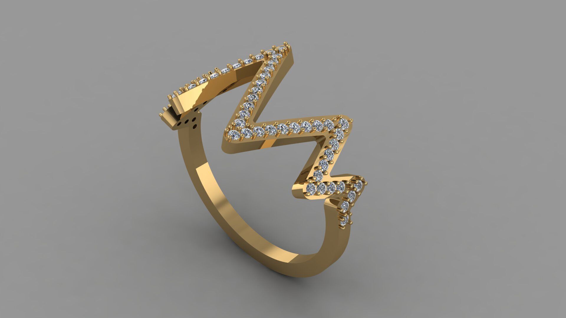 Ring17mm  3D print model_3