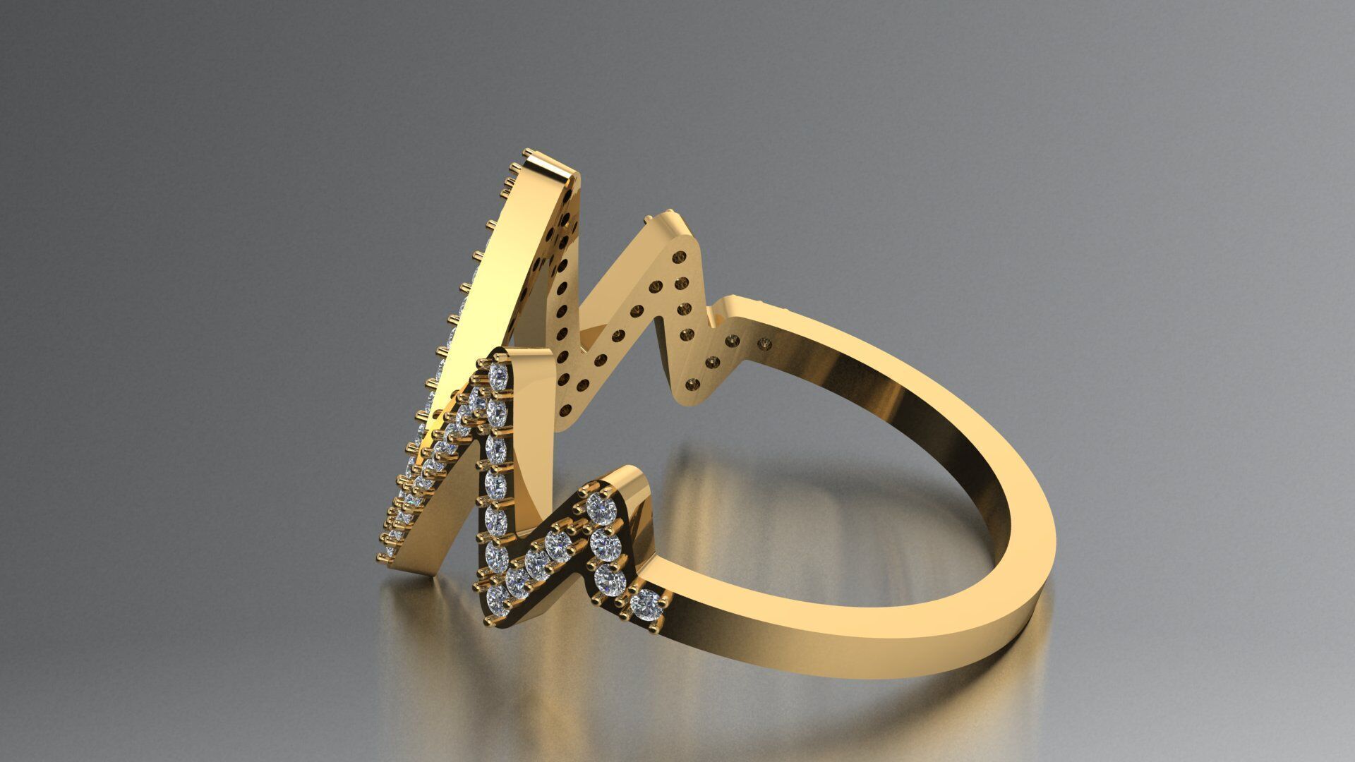 Ring17mm  3D print model_1