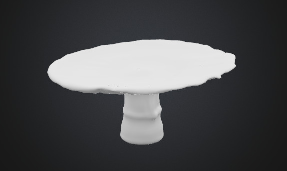 Flat mushroom 3D model_3