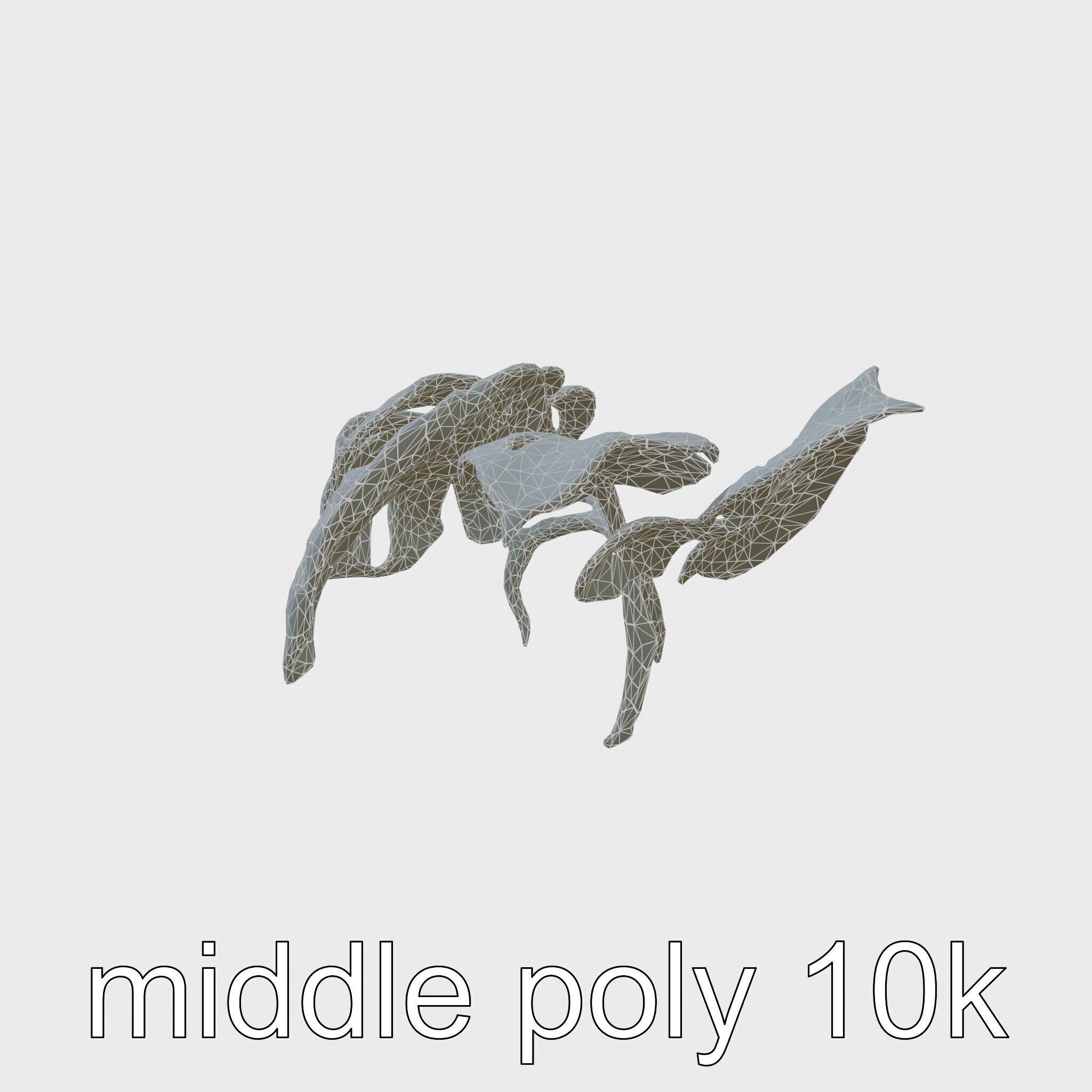 Monstera and Alocasia Leaves Botanical Art model pack Low-poly 3D model_9