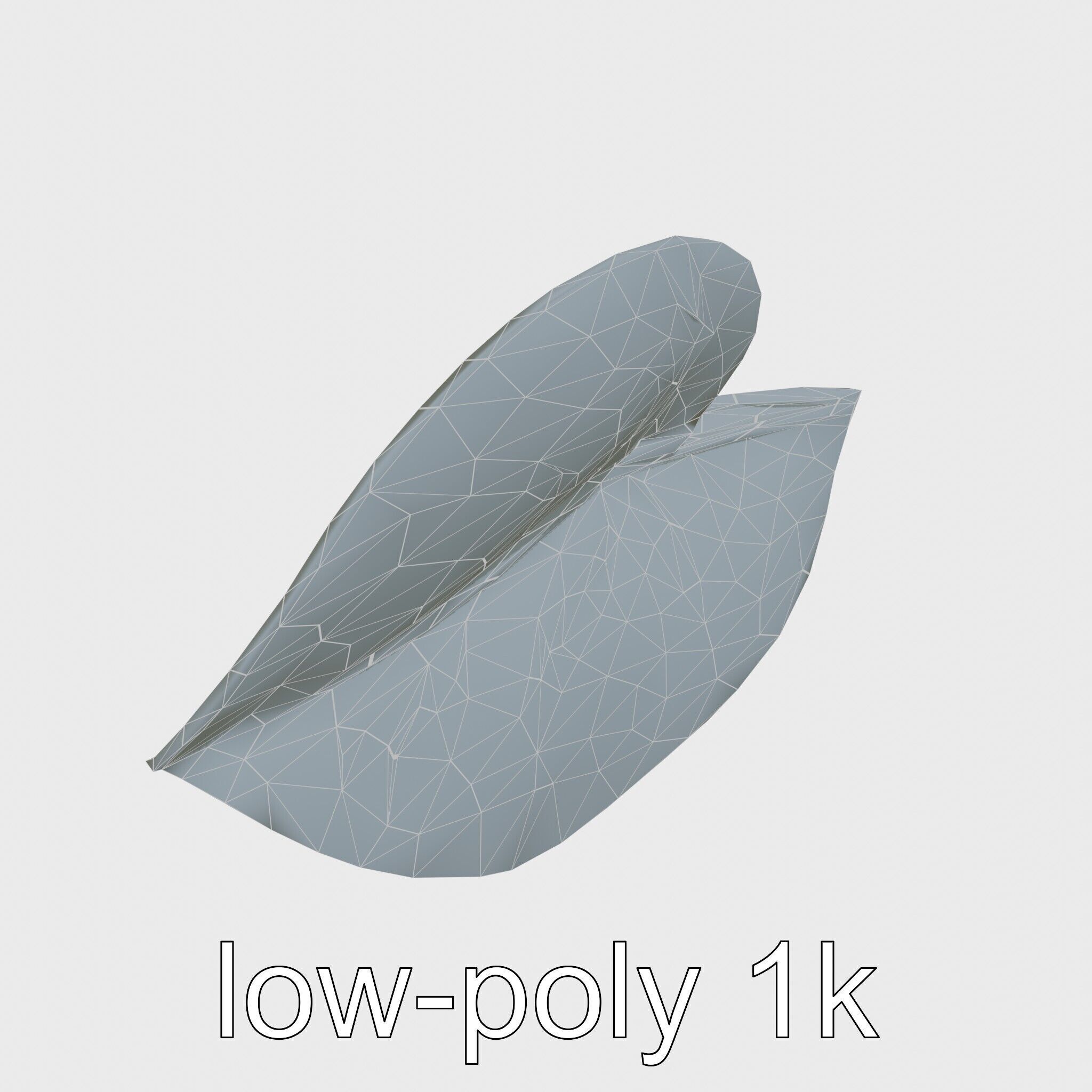 Alocasia Leaf Heart-Shaped 3D Model Pack Low-poly 3D model_22