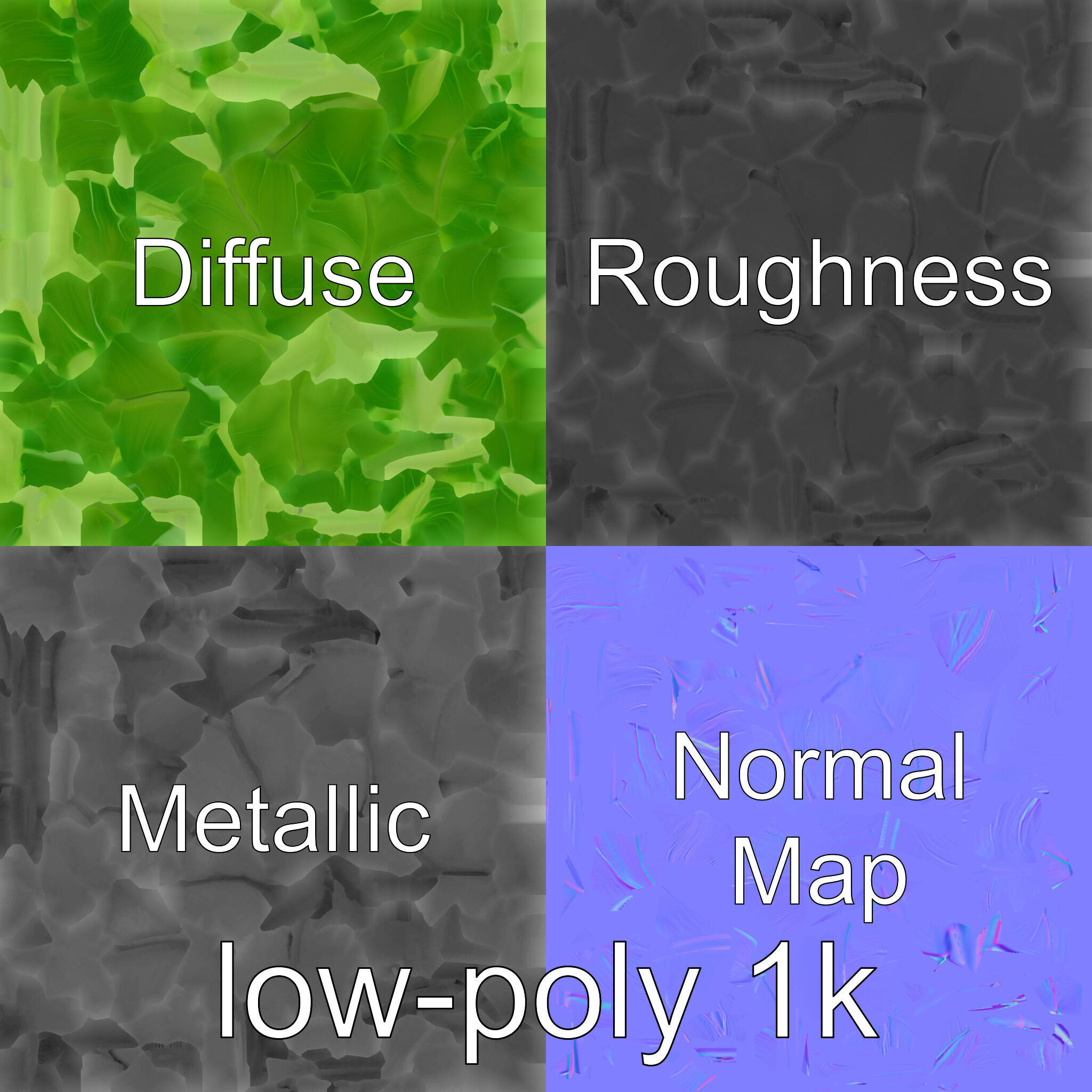 Alocasia Leaf Heart-Shaped 3D Model Pack Low-poly 3D model_4