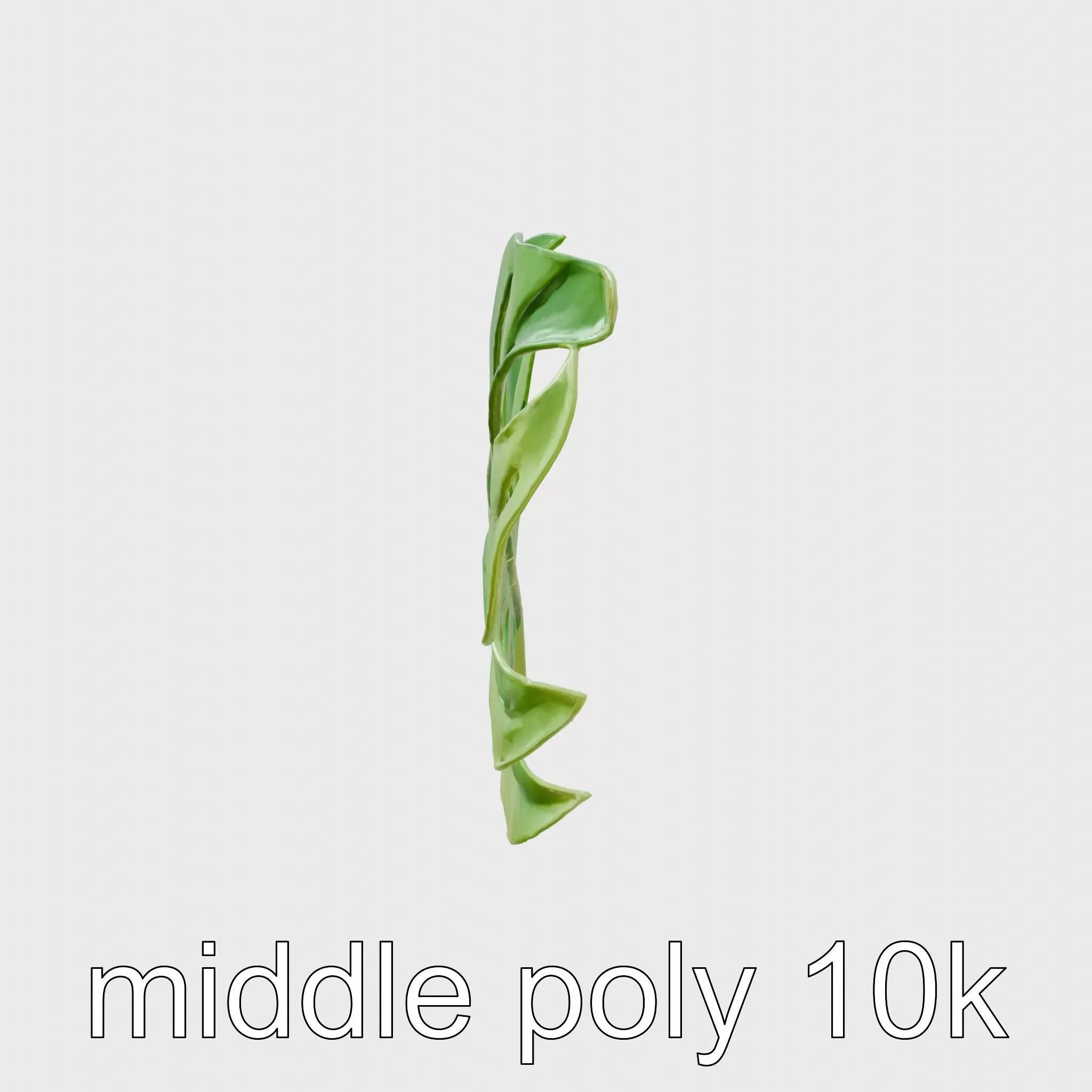 Stylized Monstera Leaf Model Pack for Playful Environments Low-poly 3D model_0
