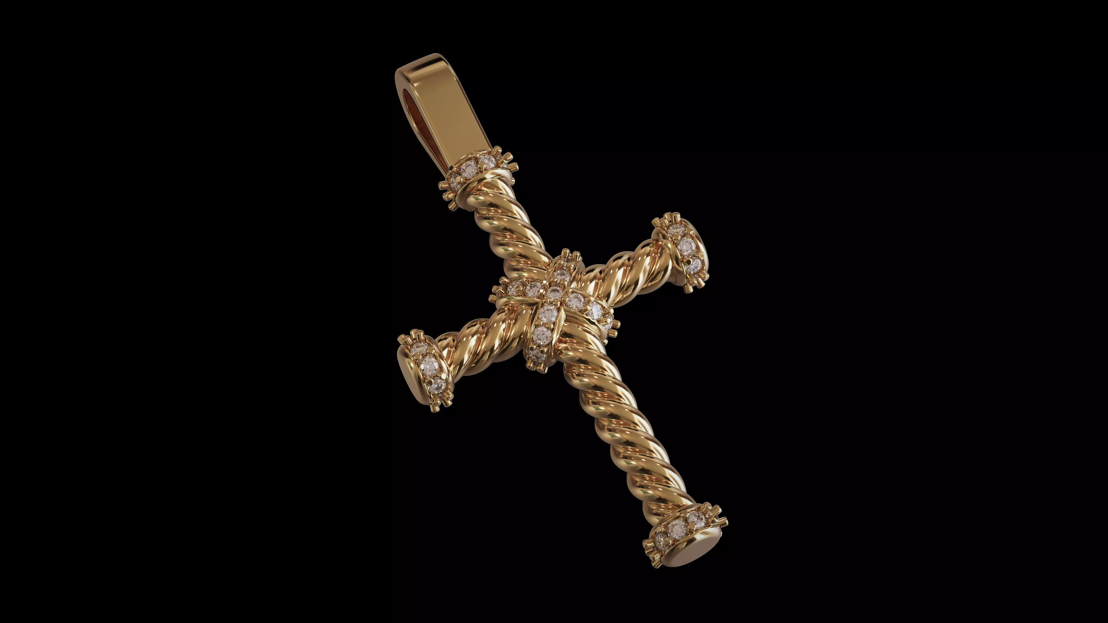 cross 3D print model_0