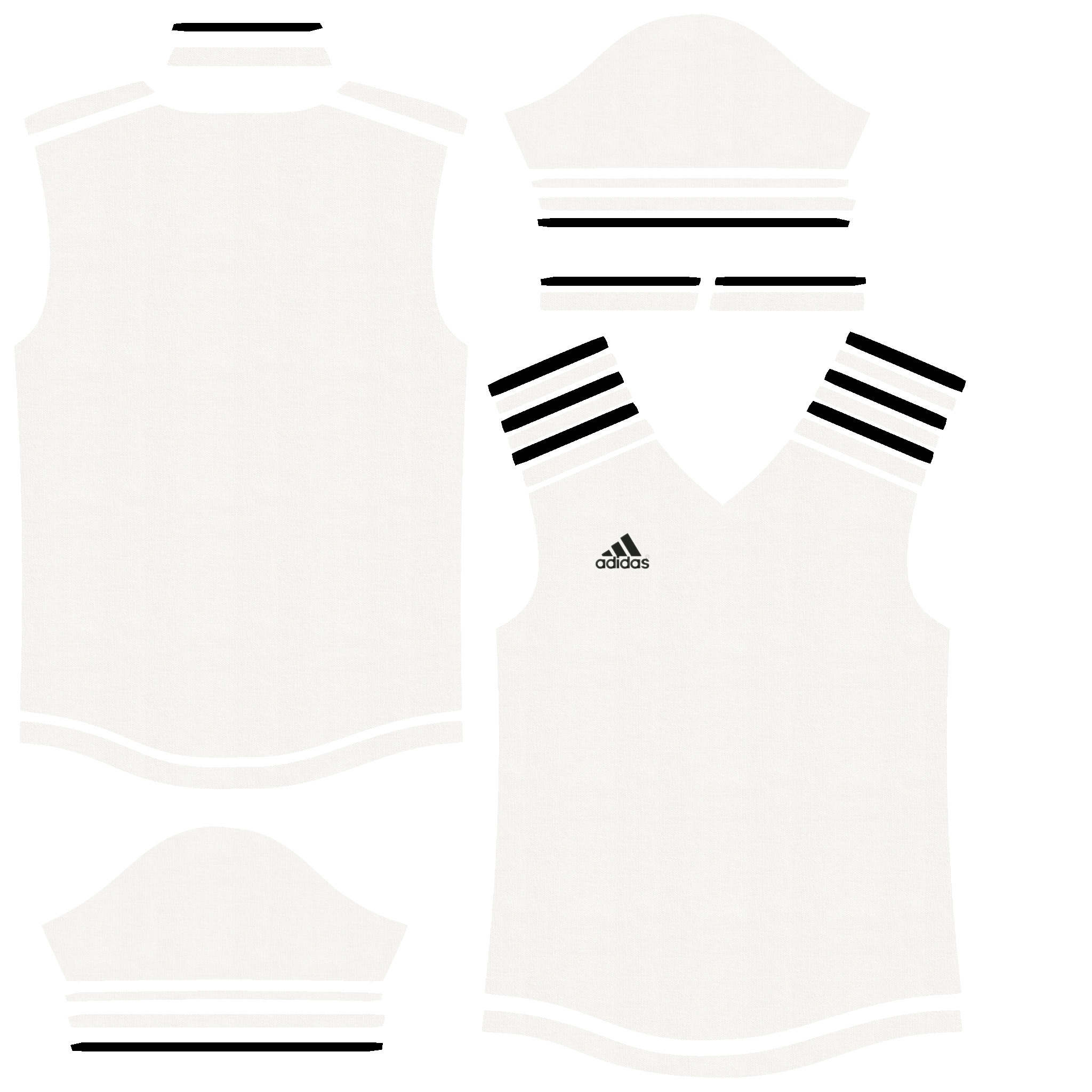 Adidas Mi Authentic 18 Jersey In Low Poly  Low-poly 3D model_2