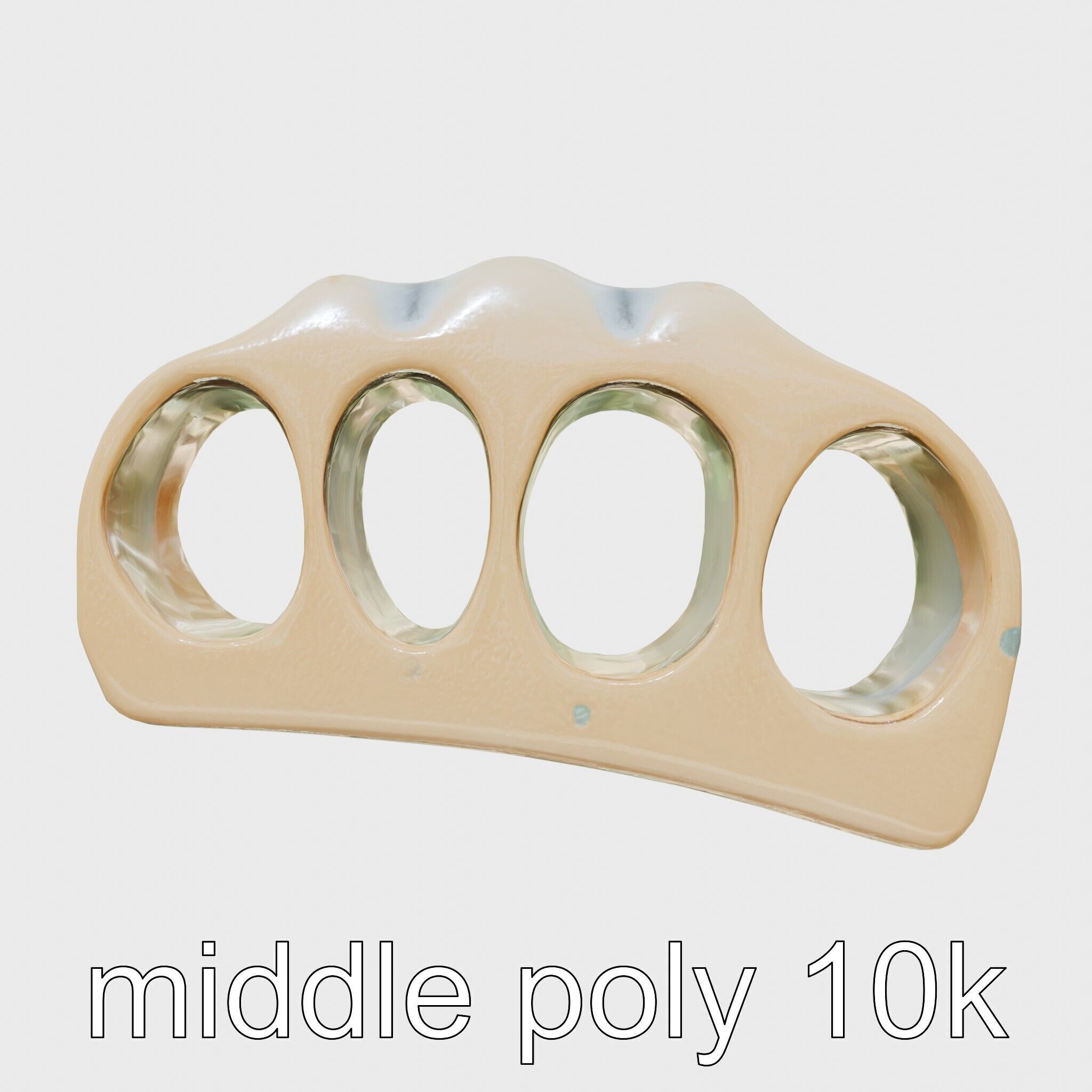 Bronze Knuckle Duster Resilience model pack Low-poly 3D model_27