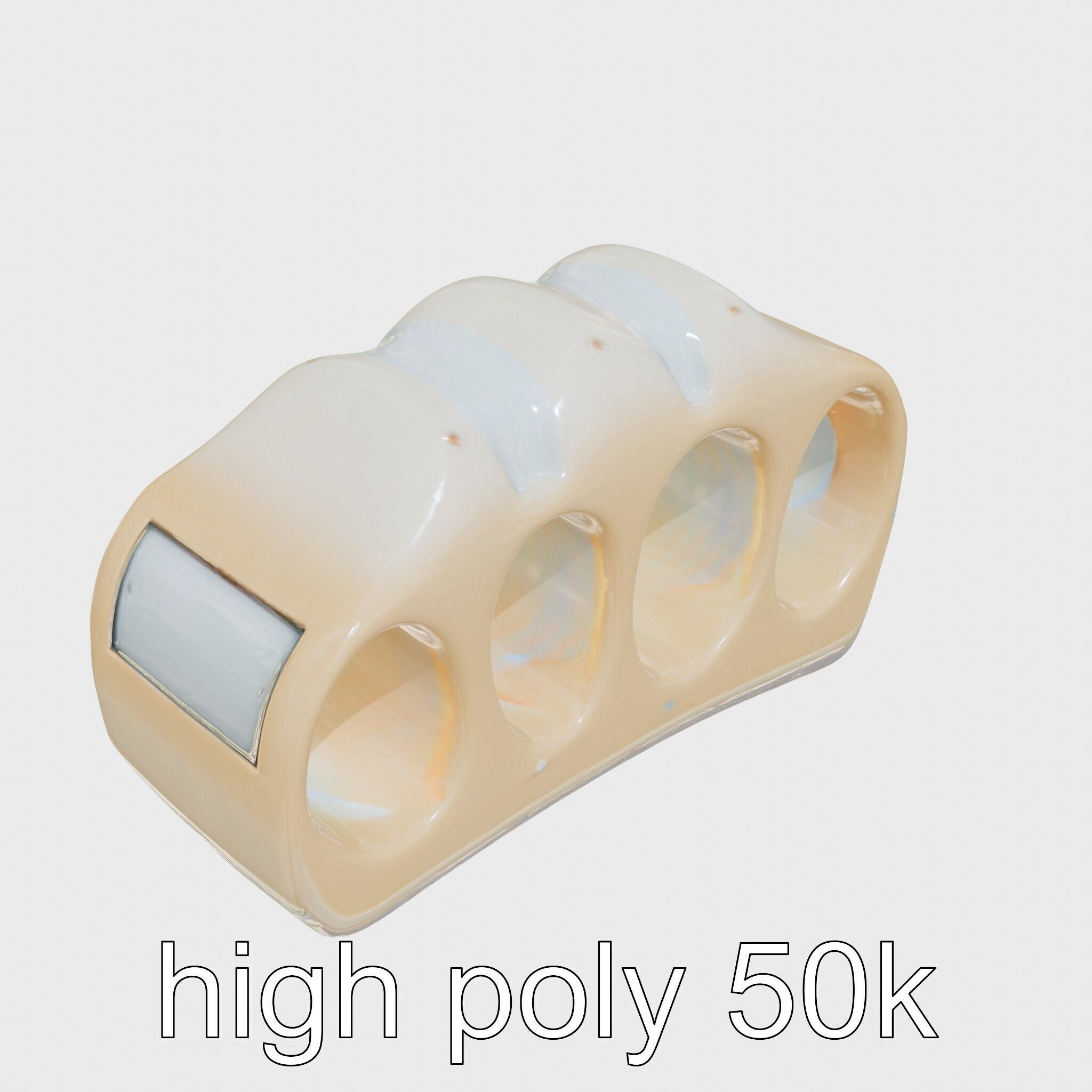 Bronze Knuckle Duster Resilience model pack Low-poly 3D model_11