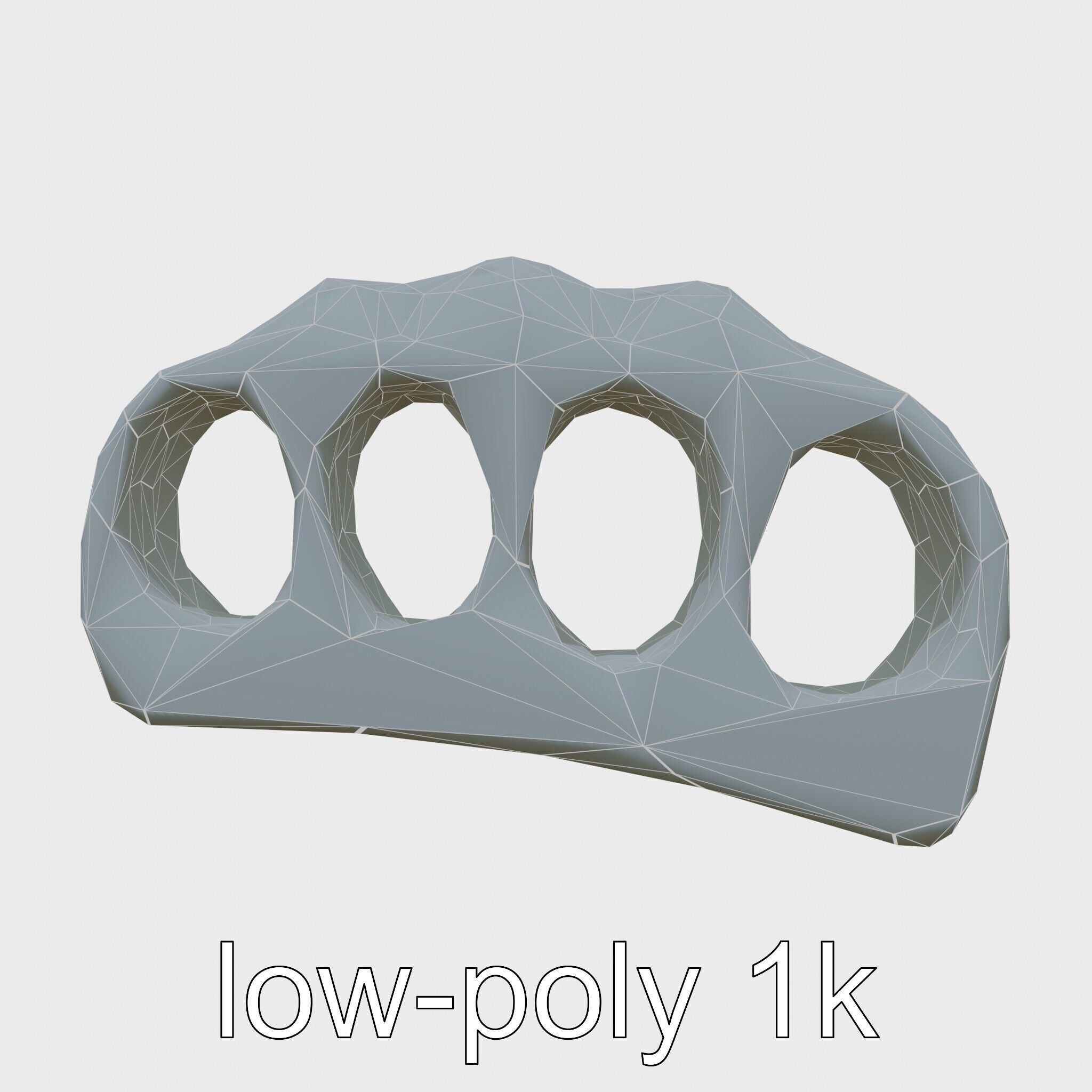 Bronze Knuckle Duster Resilience model pack Low-poly 3D model_28