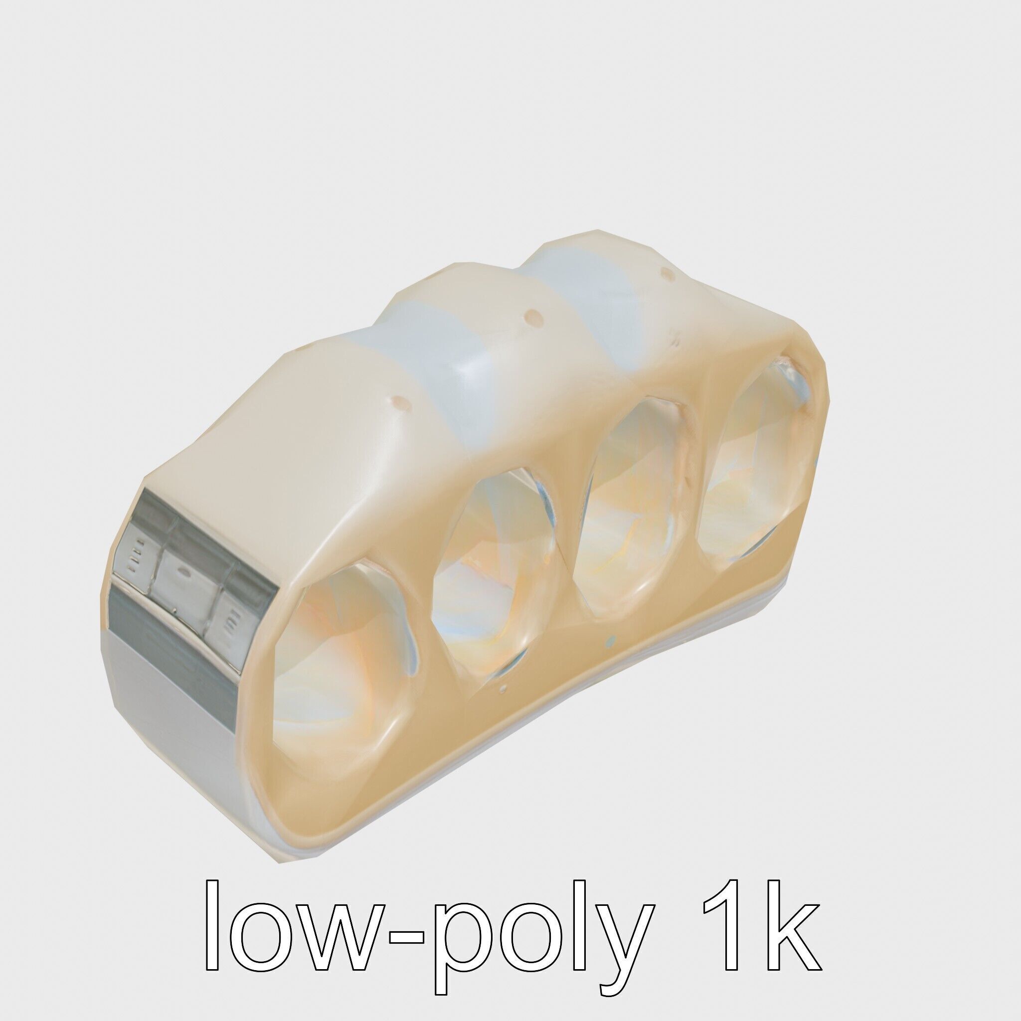 Bronze Knuckle Duster Resilience model pack Low-poly 3D model_13