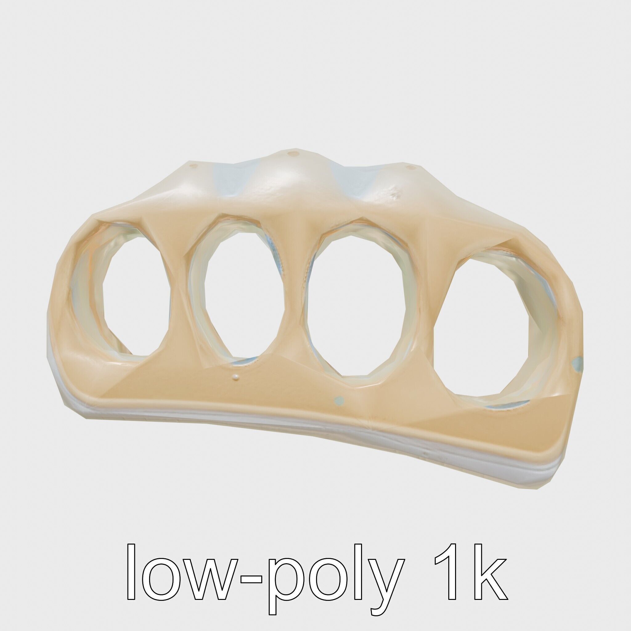 Bronze Knuckle Duster Resilience model pack Low-poly 3D model_21