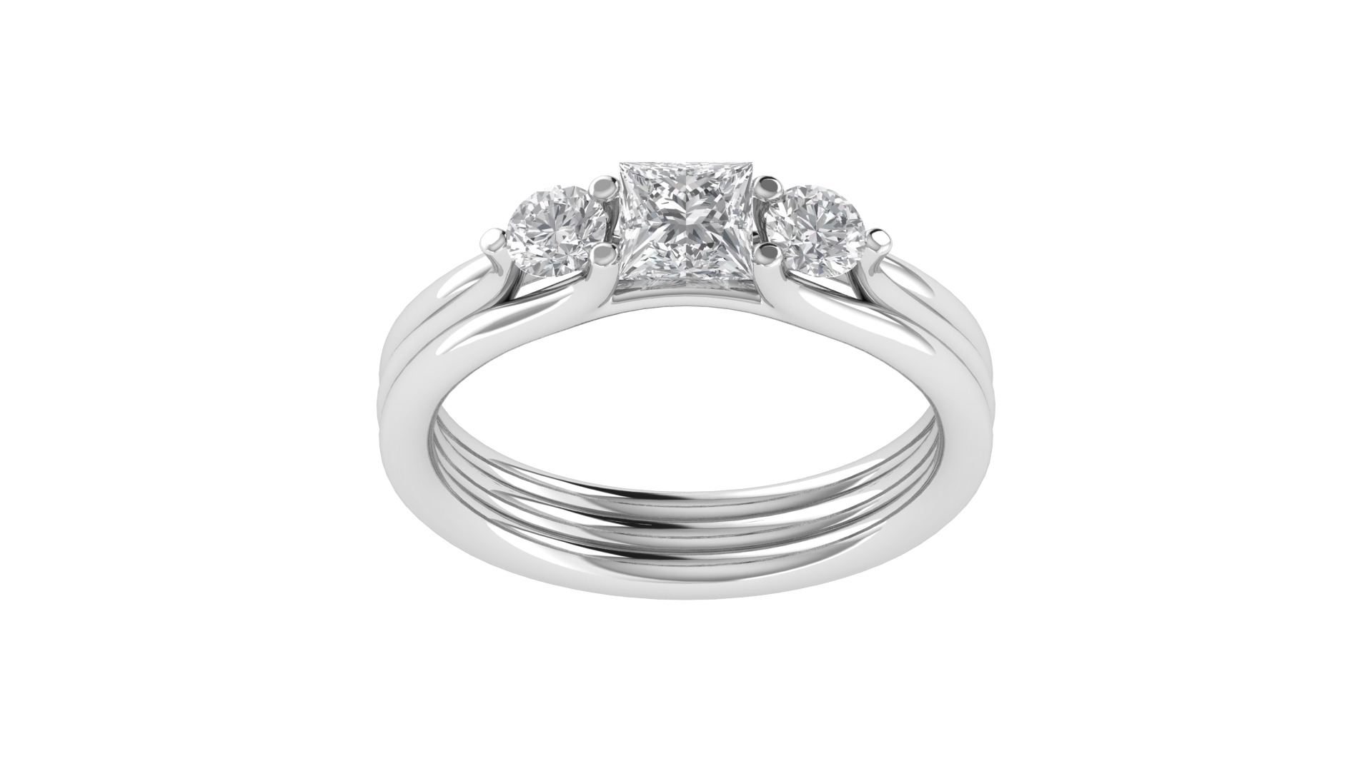 Women Ring Render 3dm STL OBJ FBX TXT Details 3D print model_12