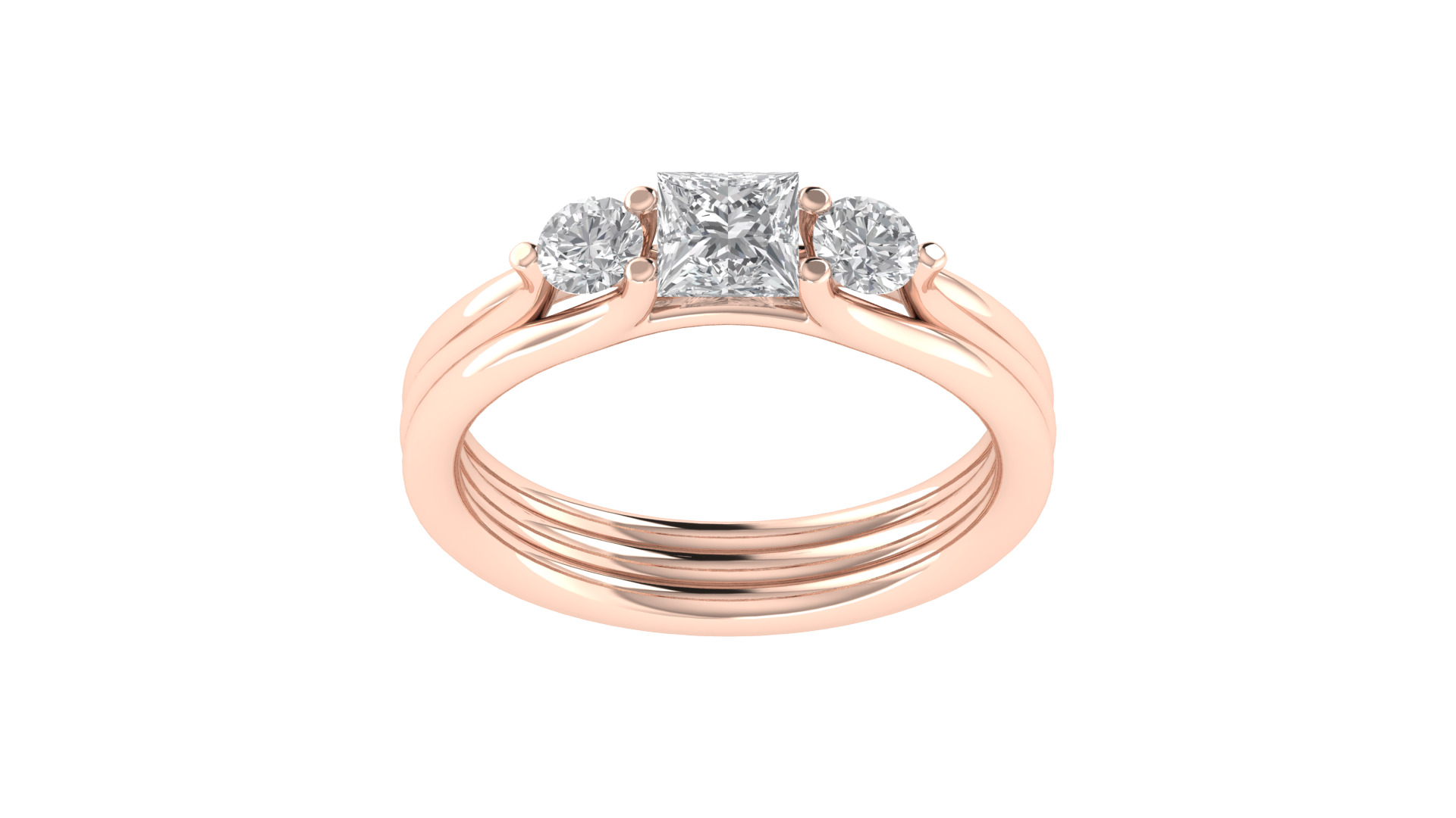 Women Ring Render 3dm STL OBJ FBX TXT Details 3D print model_13