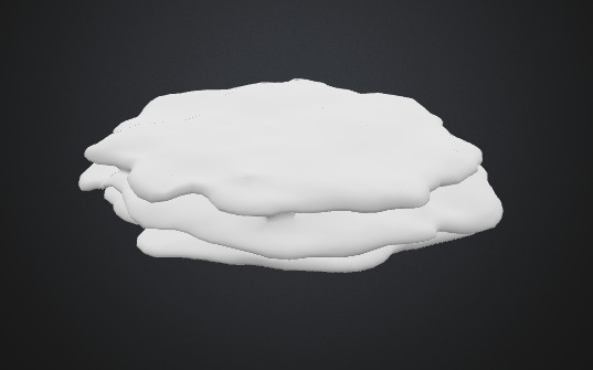 Shelf fungus 3D model_3