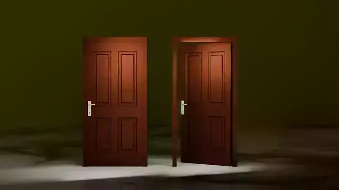 Wooden Door - Animated