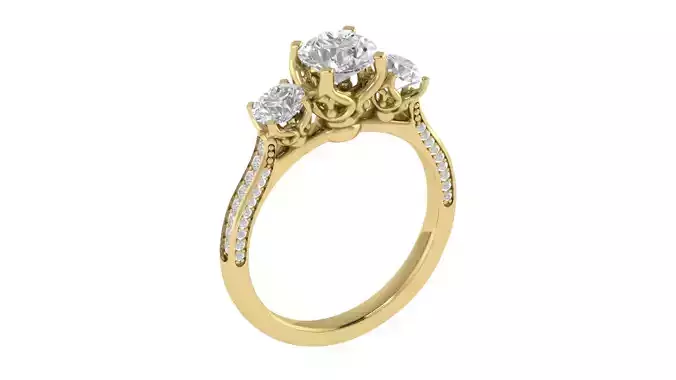 Women Ring  Render 3dm STL OBJ FBX TXT Details