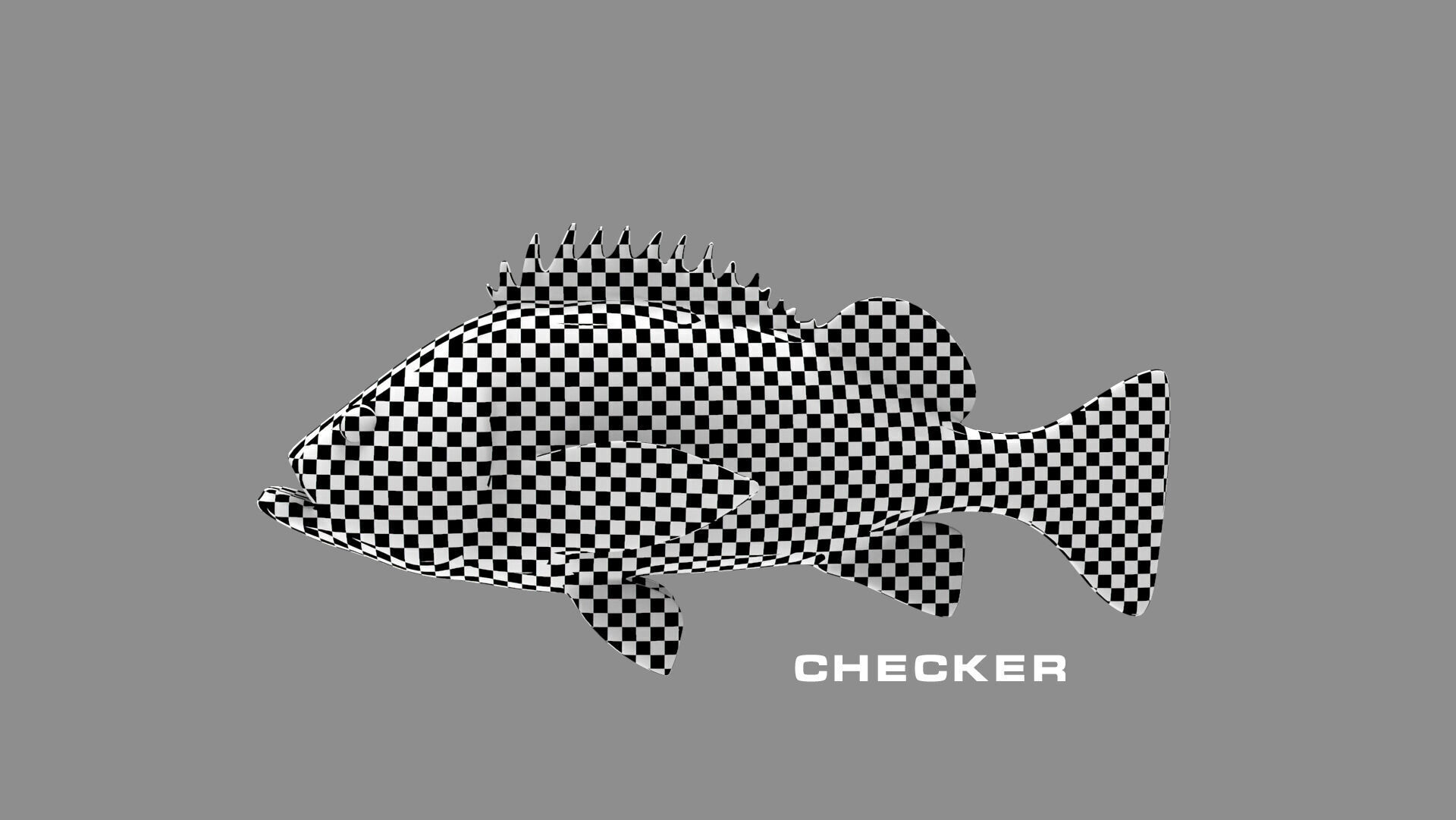 Low-Poly Dusky Rockfish Animated Low-poly 3D model_9