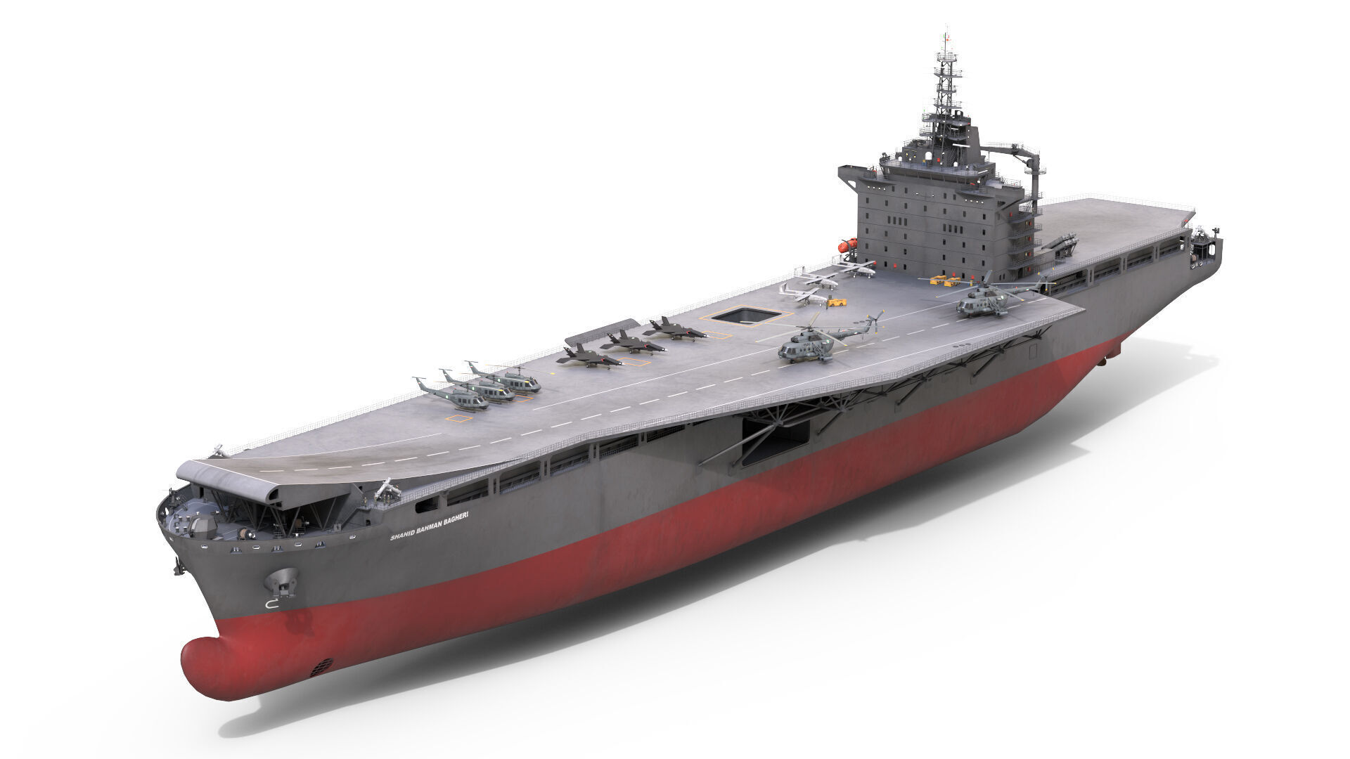 Drone Carrier 3D model_2