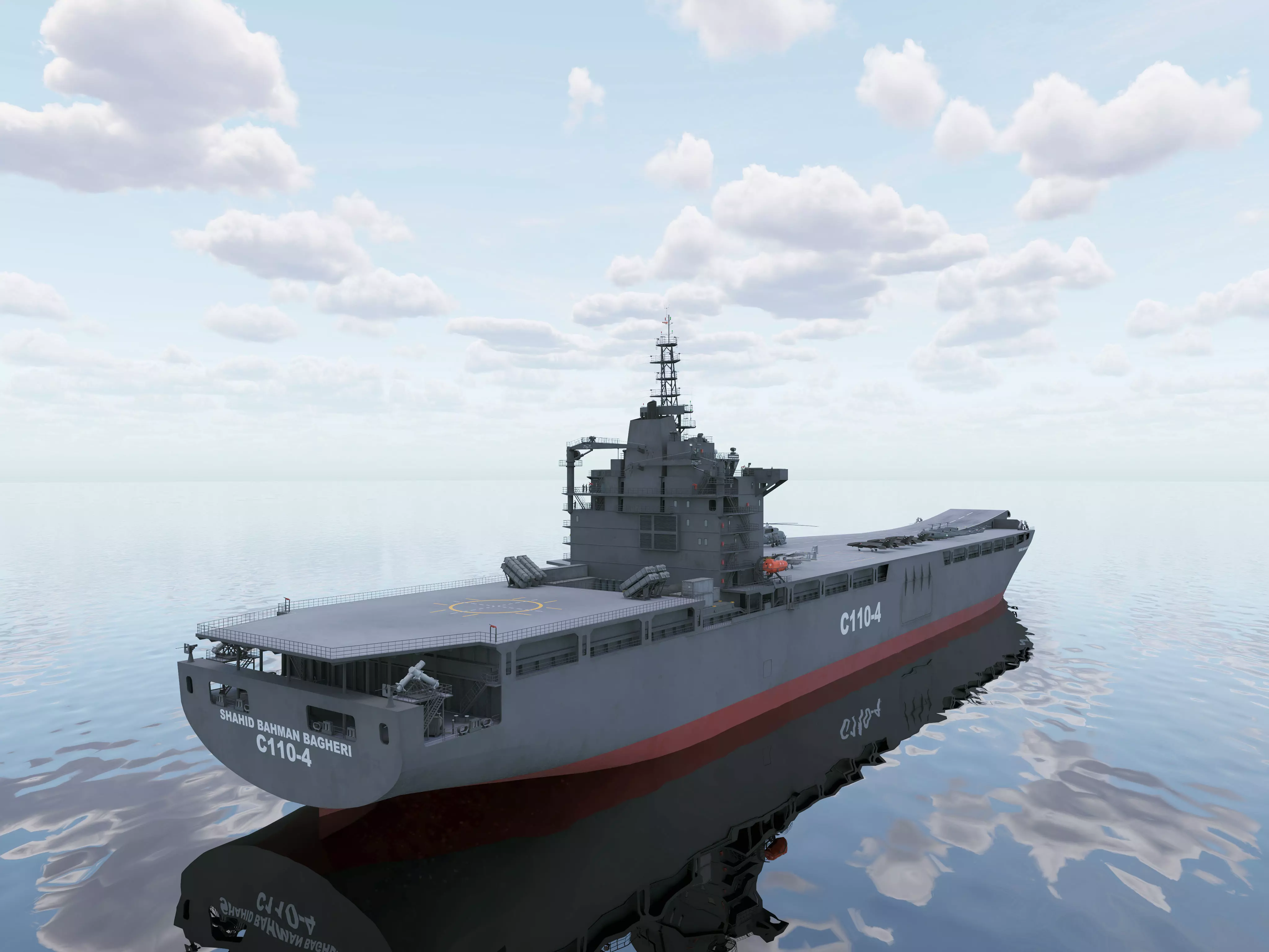 Drone Carrier 3D model_0