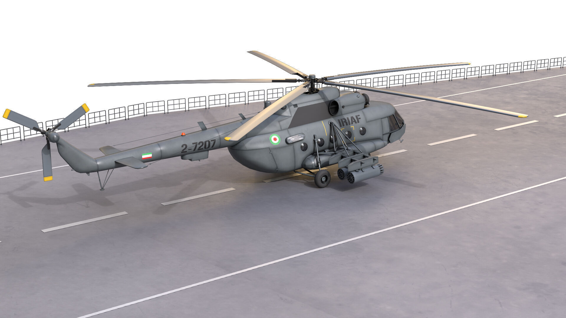 Drone Carrier 3D model_14