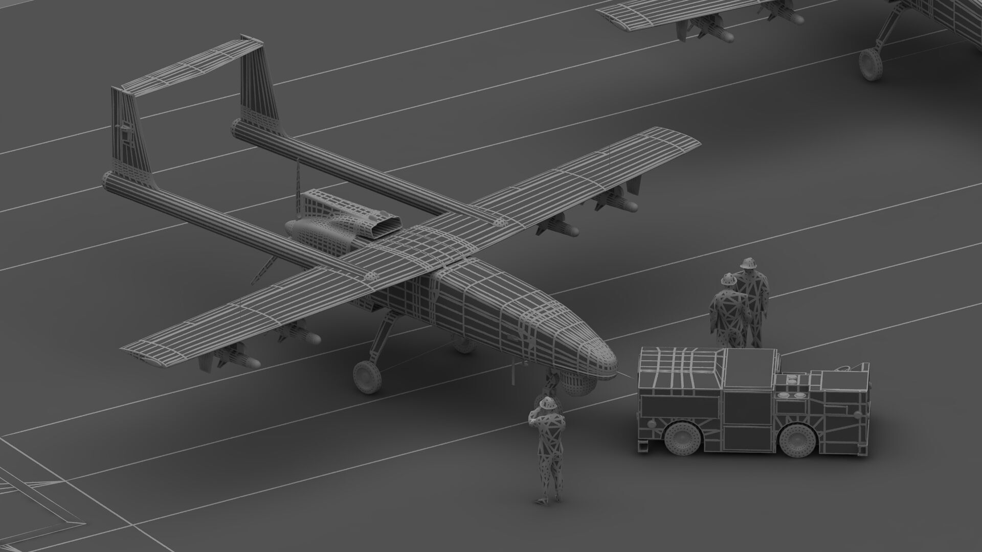 Drone Carrier 3D model_28