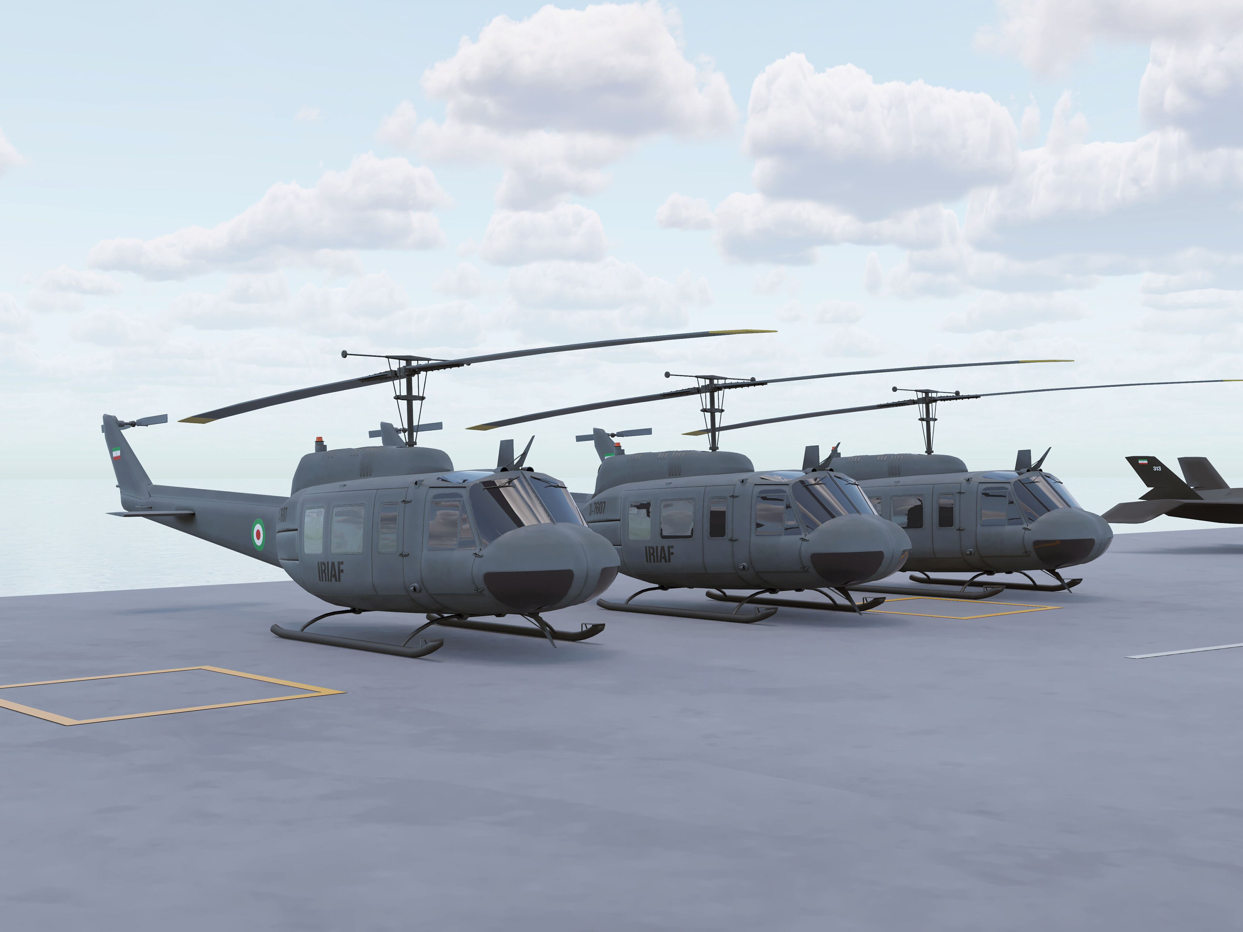 Drone Carrier 3D model_9