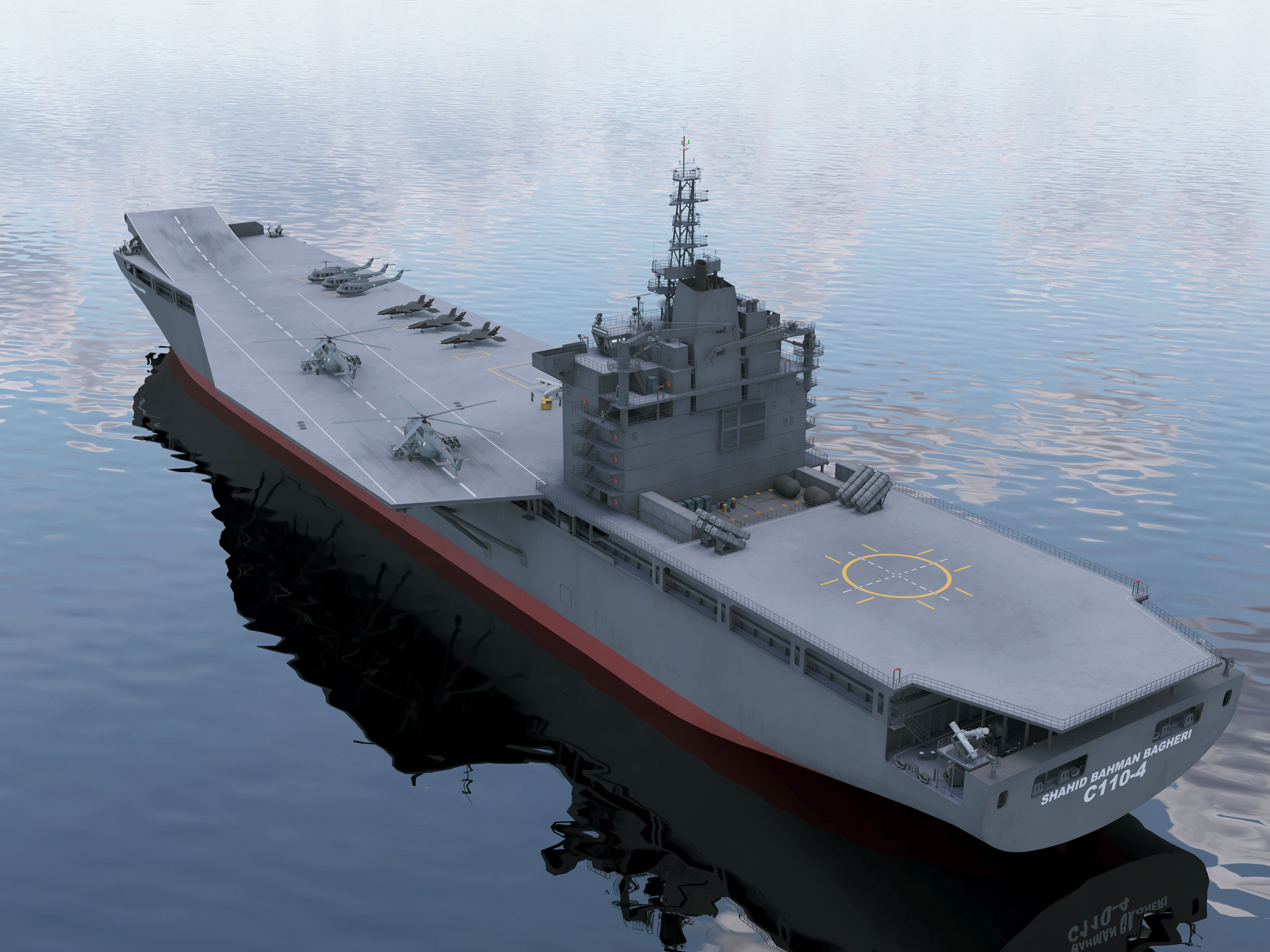 Drone Carrier 3D model_1