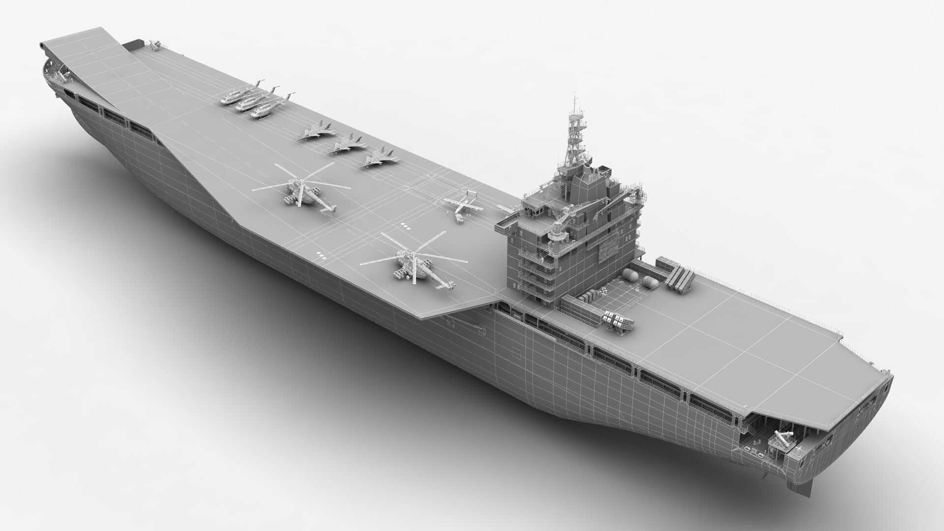 Drone Carrier 3D model_26