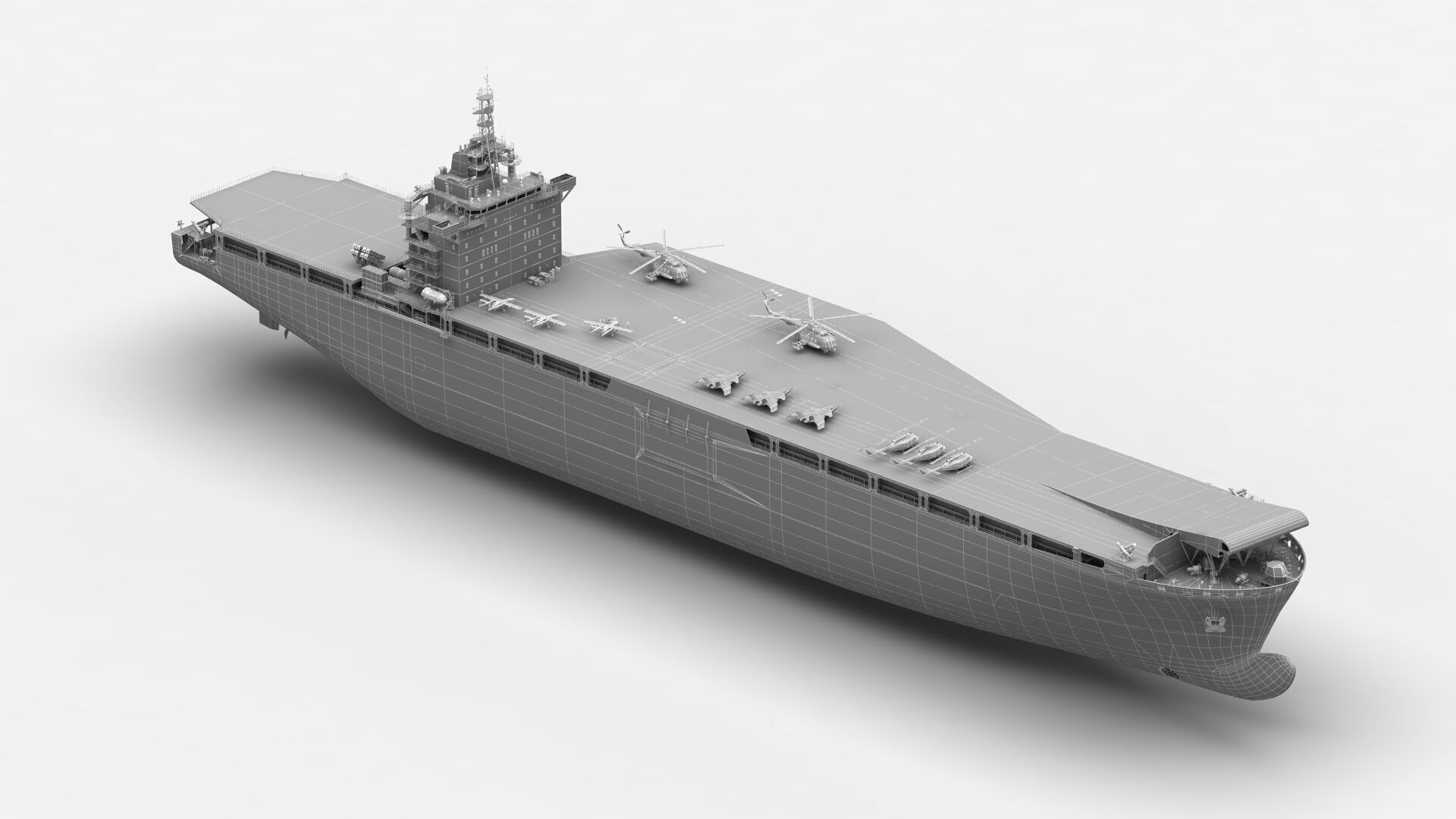 Drone Carrier 3D model_29